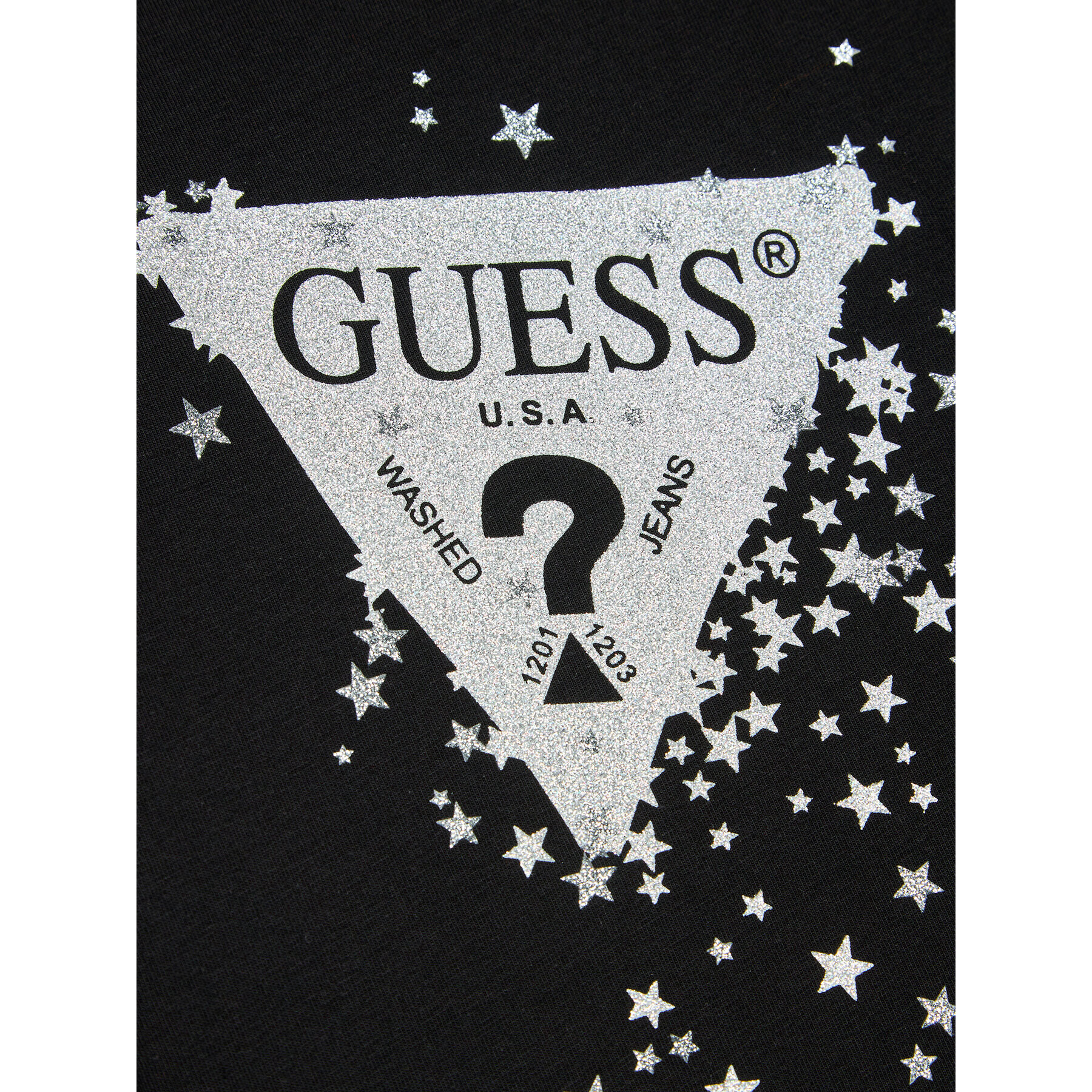 Guess Blúzka K3BI02 J1314 Čierna Regular Fit - Pepit.sk