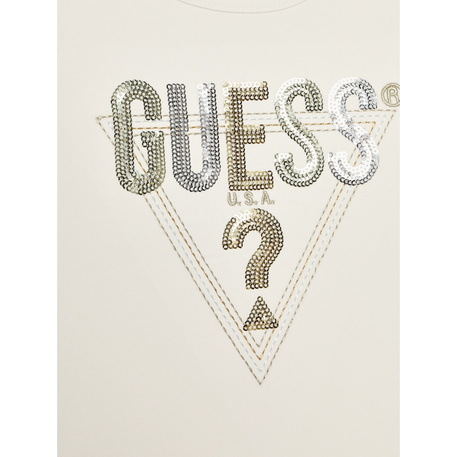 Guess Blúzka K3BI15 J1314 Écru Regular Fit - Pepit.sk