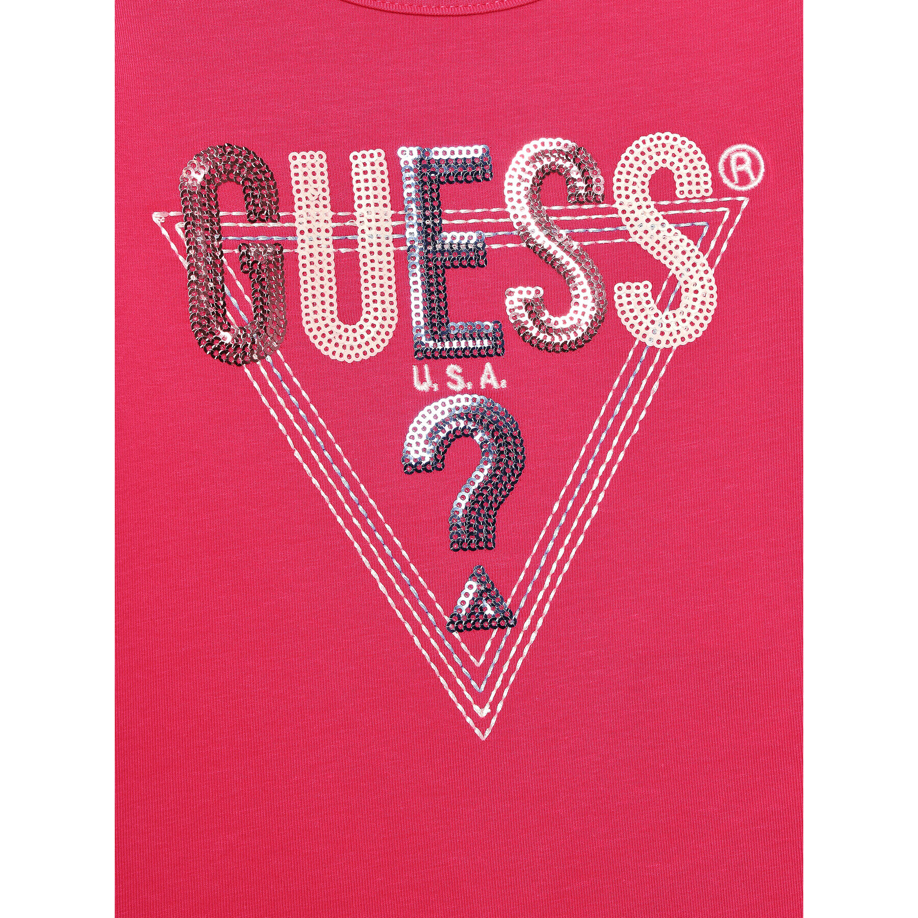 Guess Blúzka K3BI15 J1314 Ružová Regular Fit - Pepit.sk