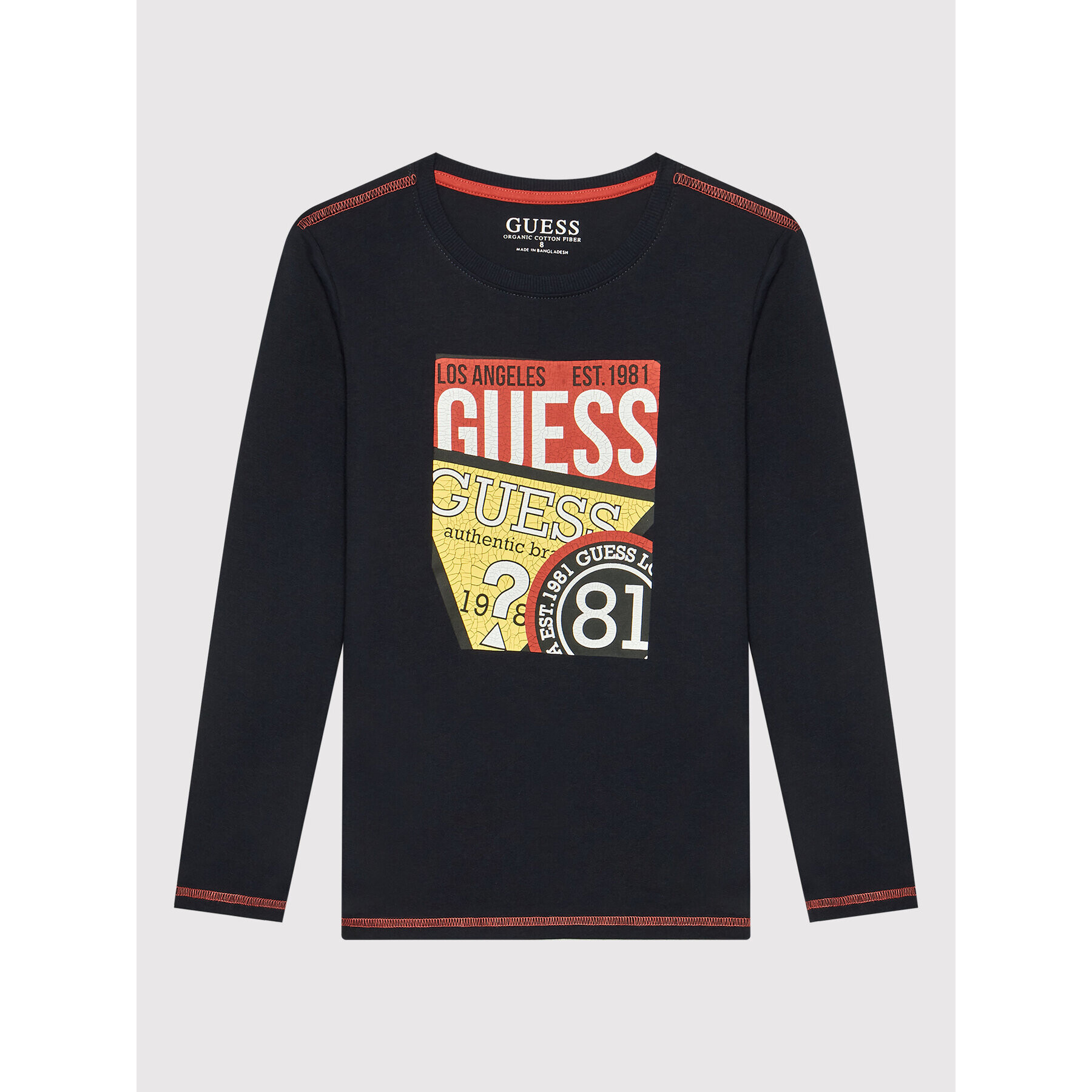 Guess Blúzka L2YI01 K8HM0 Tmavomodrá Regular Fit - Pepit.sk