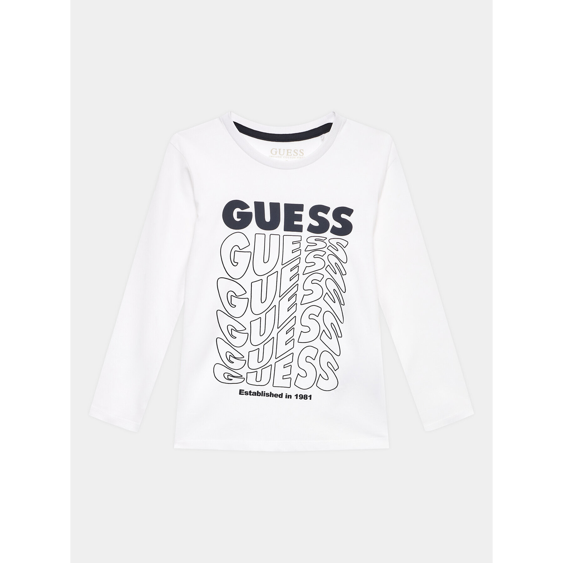 Guess Blúzka L3BI38 I3Z14 Biela Regular Fit - Pepit.sk