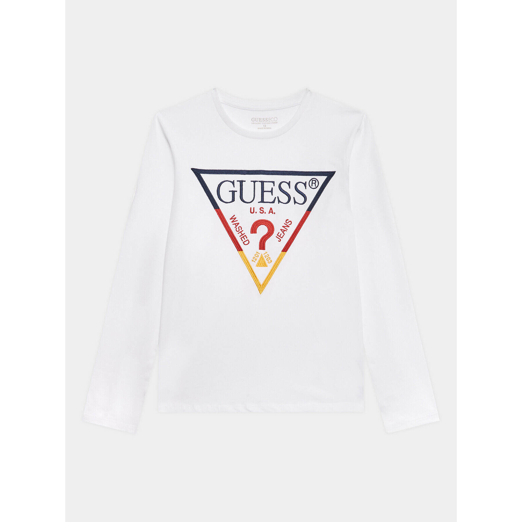 Guess Blúzka L3YI43 K8HM4 Biela Regular Fit - Pepit.sk