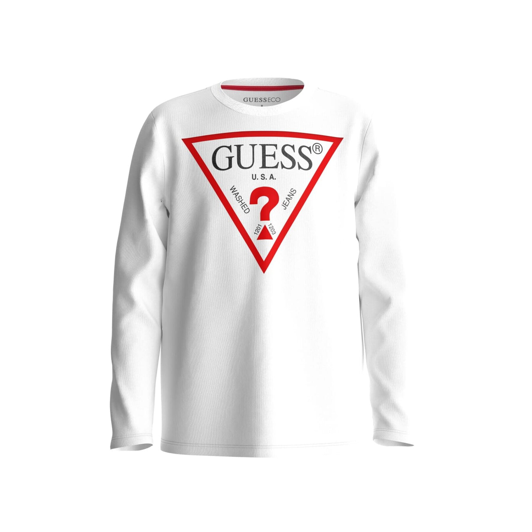 Guess Blúzka L84I29 K8HM0 Biela Regular Fit - Pepit.sk