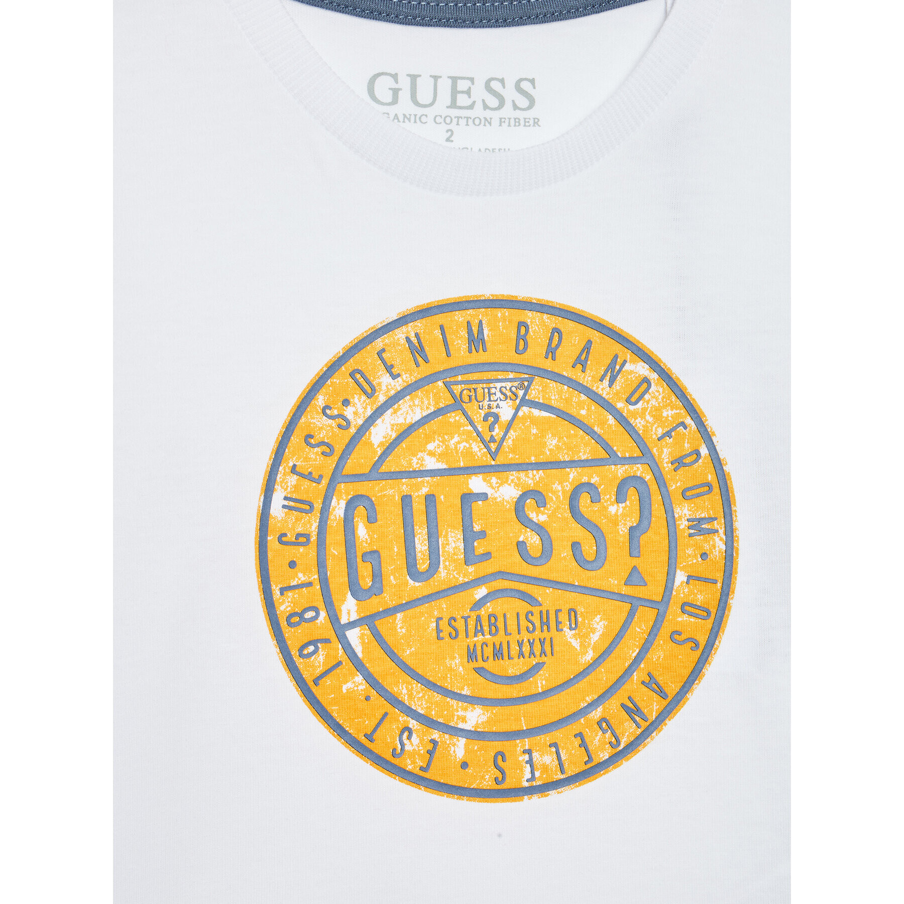 Guess Blúzka N2YI22 K8HM0 Biela Regular Fit - Pepit.sk