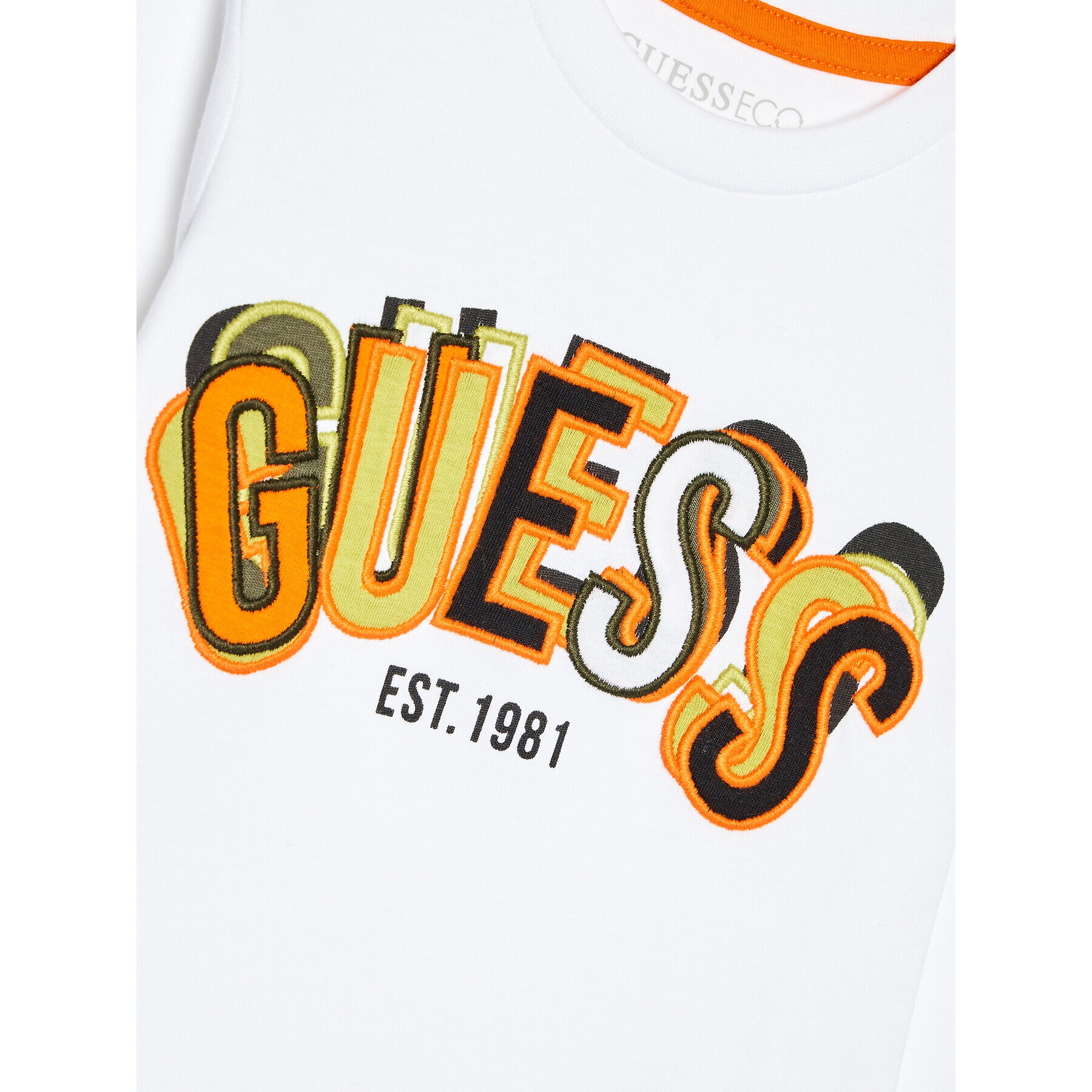 Guess Blúzka N3BI17 I3Z13 Biela Regular Fit - Pepit.sk