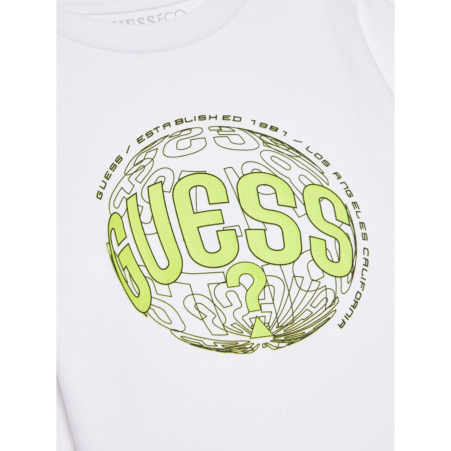 Guess Blúzka N3BI23 I3Z13 Biela Regular Fit - Pepit.sk