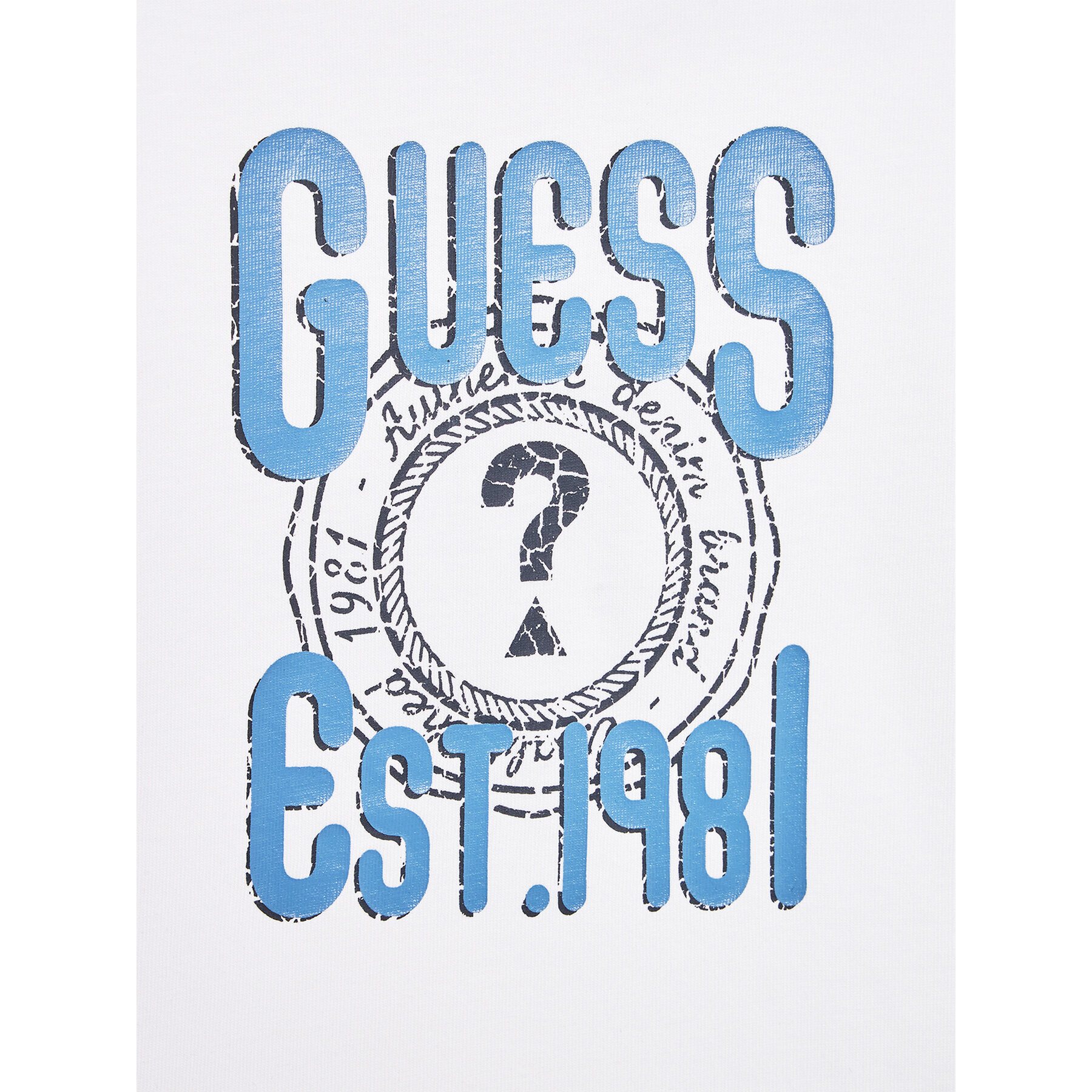 Guess Blúzka N3YI24 K8HM4 Biela Regular Fit - Pepit.sk