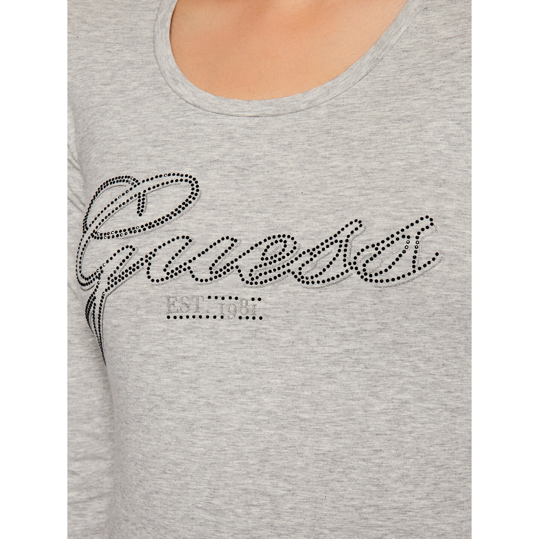 Guess Blúzka Raisa W1YI90 J1311 Sivá Slim Fit - Pepit.sk