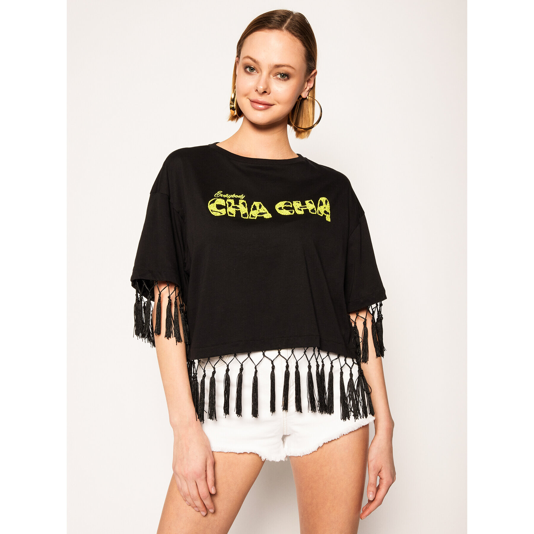 Guess Blúzka Salsa W0GI98 JA900 Čierna Regular Fit - Pepit.sk