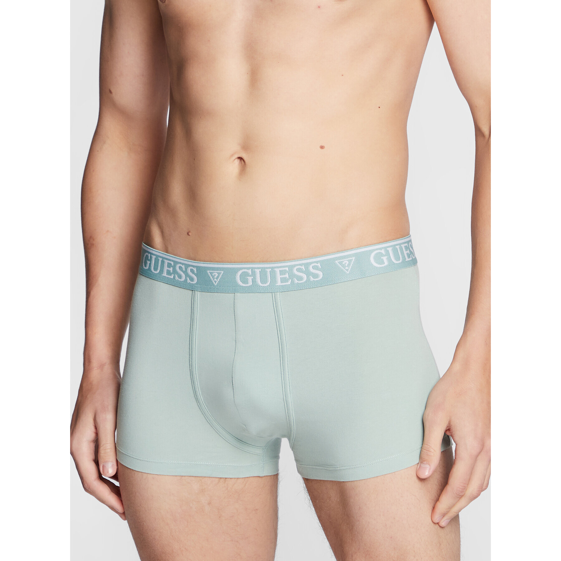 Guess Boxerky Barney U2RF00 JR07F Zelená - Pepit.sk