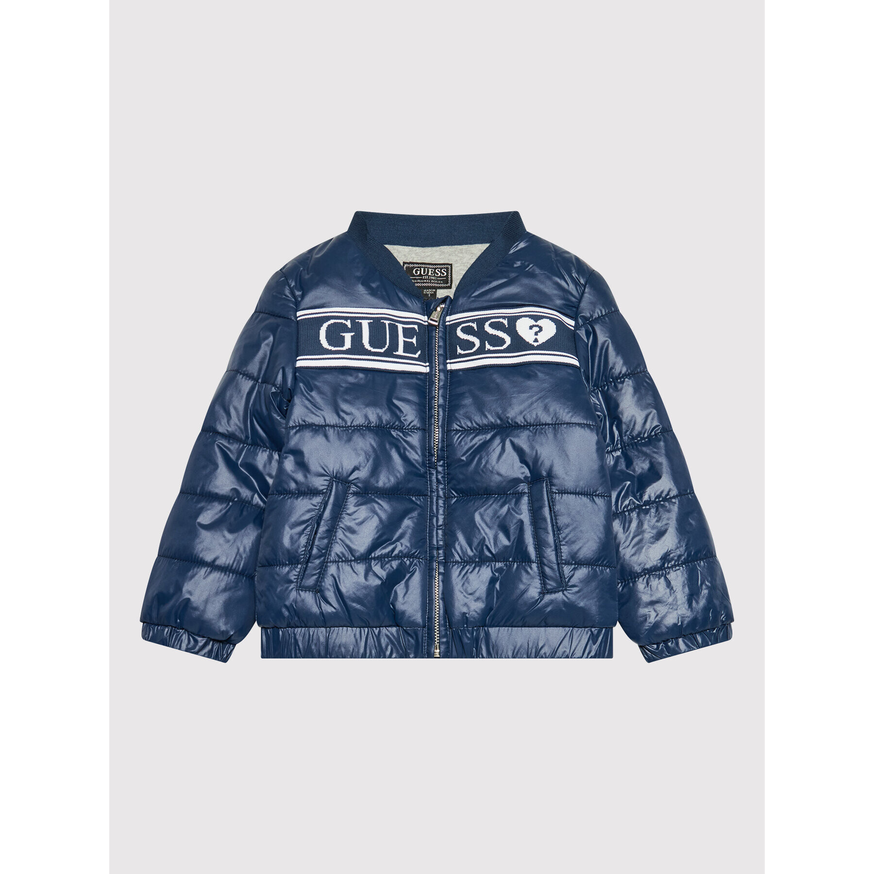 Guess Bundy bomber K2RL03 WCBS0 Tmavomodrá Regular Fit - Pepit.sk