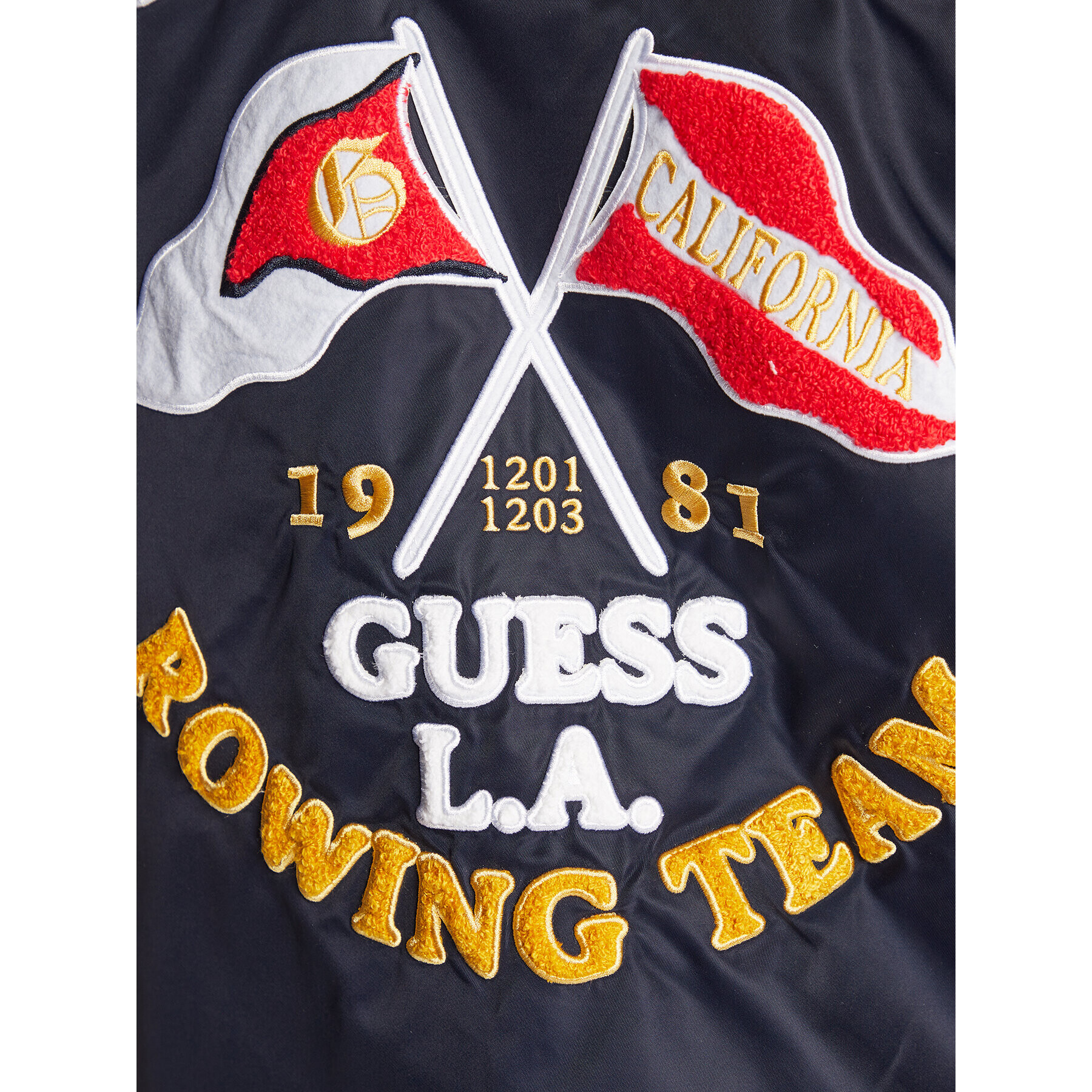 Guess Bundy bomber M3RL04 WF490 Tmavomodrá Regular Fit - Pepit.sk