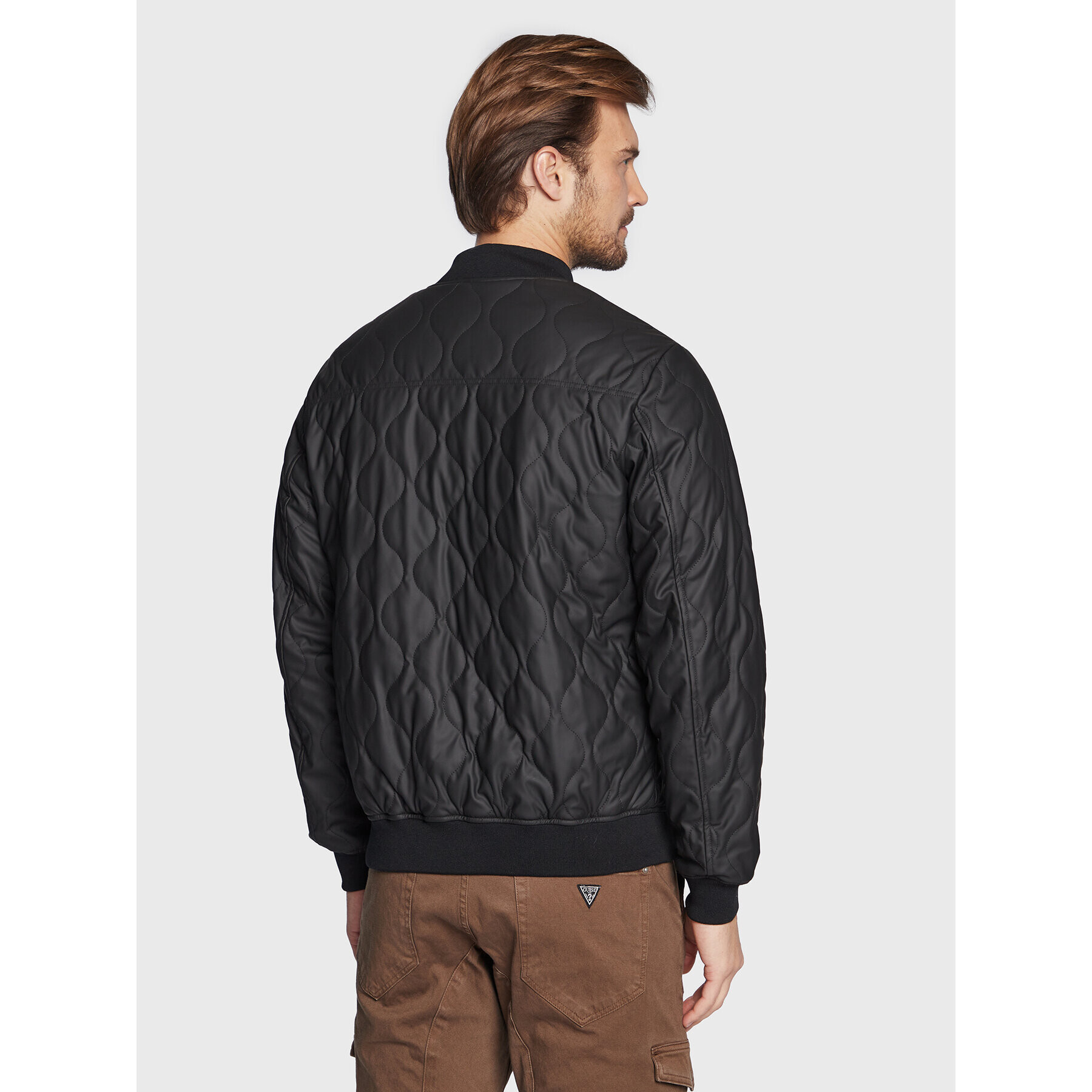 Guess Bundy bomber M3RL08 WBS80 Čierna Regular Fit - Pepit.sk