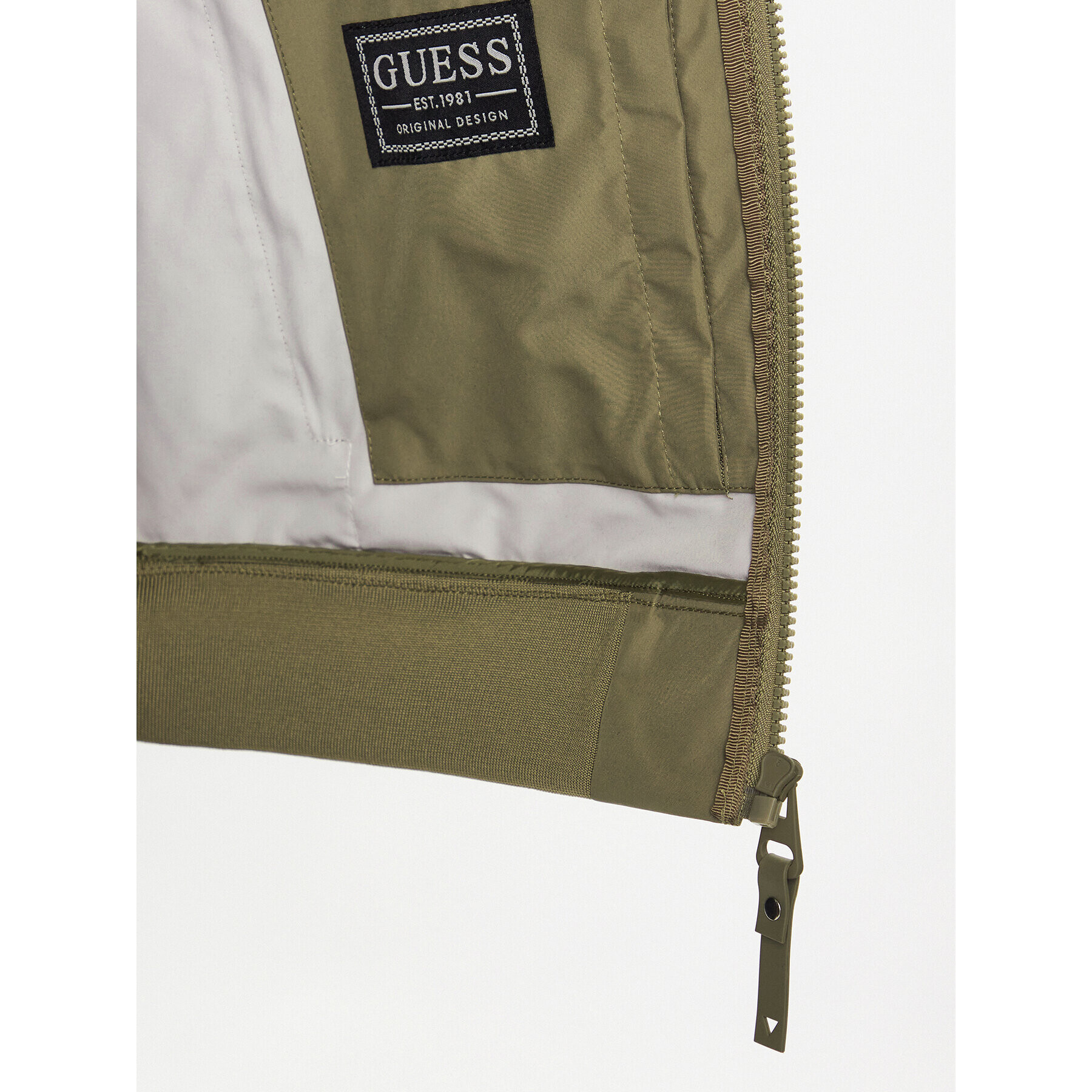 Guess Bundy bomber M3RL60 WO065 Kaki Regular Fit - Pepit.sk