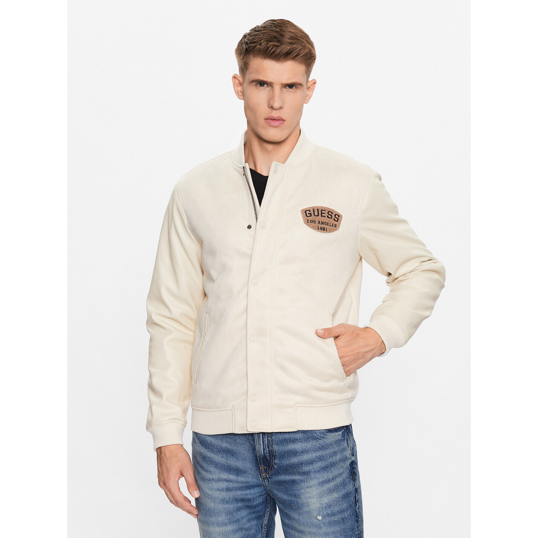 Guess Bundy bomber M3YL12 WFHO0 Žltá Regular Fit - Pepit.sk