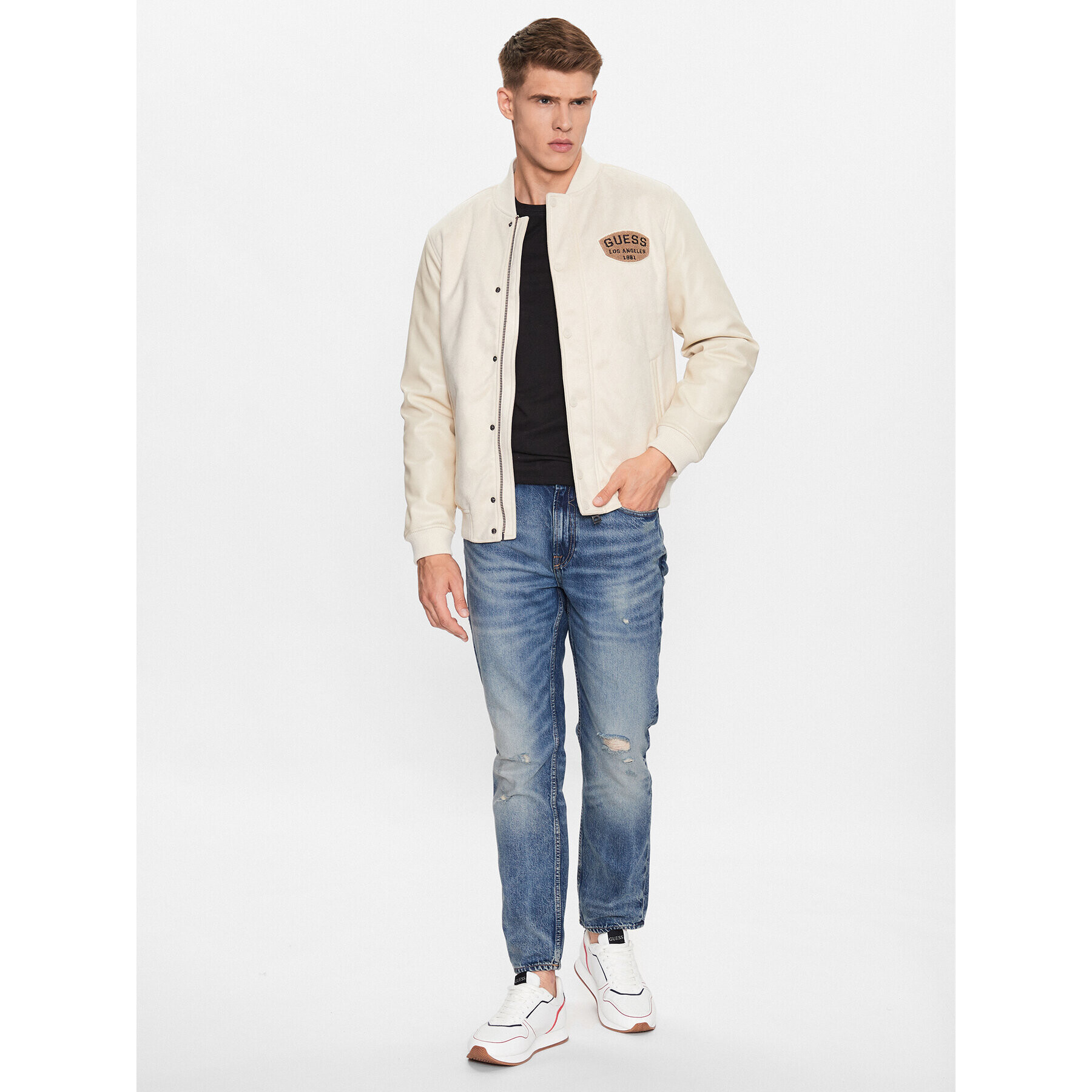 Guess Bundy bomber M3YL12 WFHO0 Žltá Regular Fit - Pepit.sk