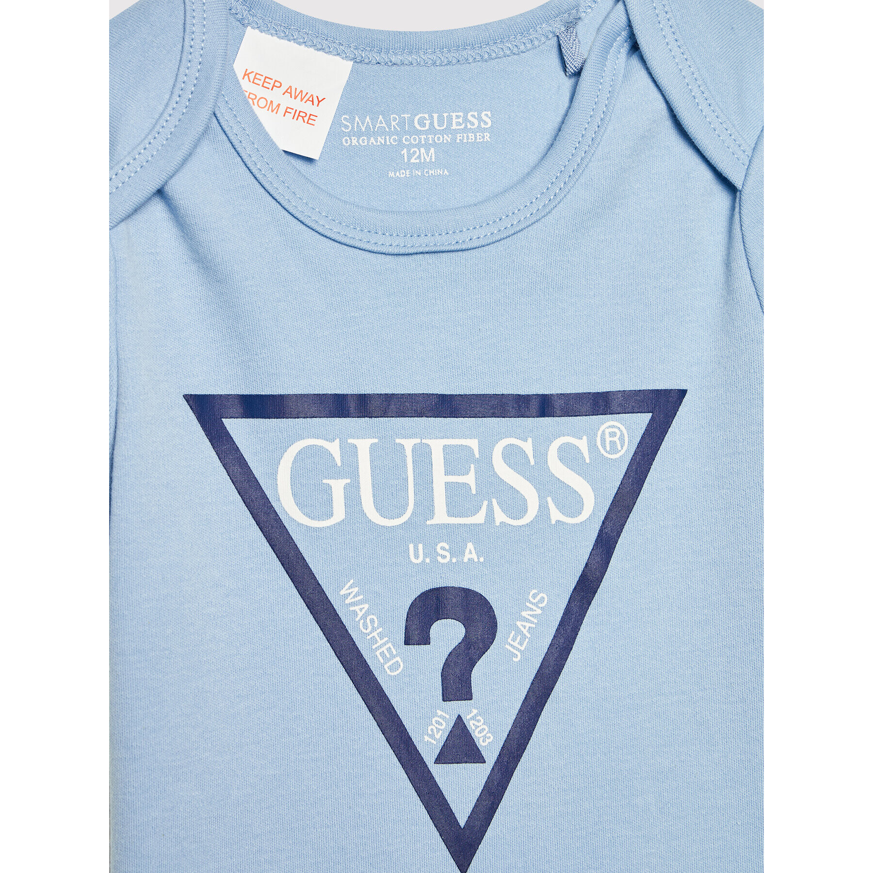 Guess Detské body H1YW13 KA6W0 Modrá Regular Fit - Pepit.sk