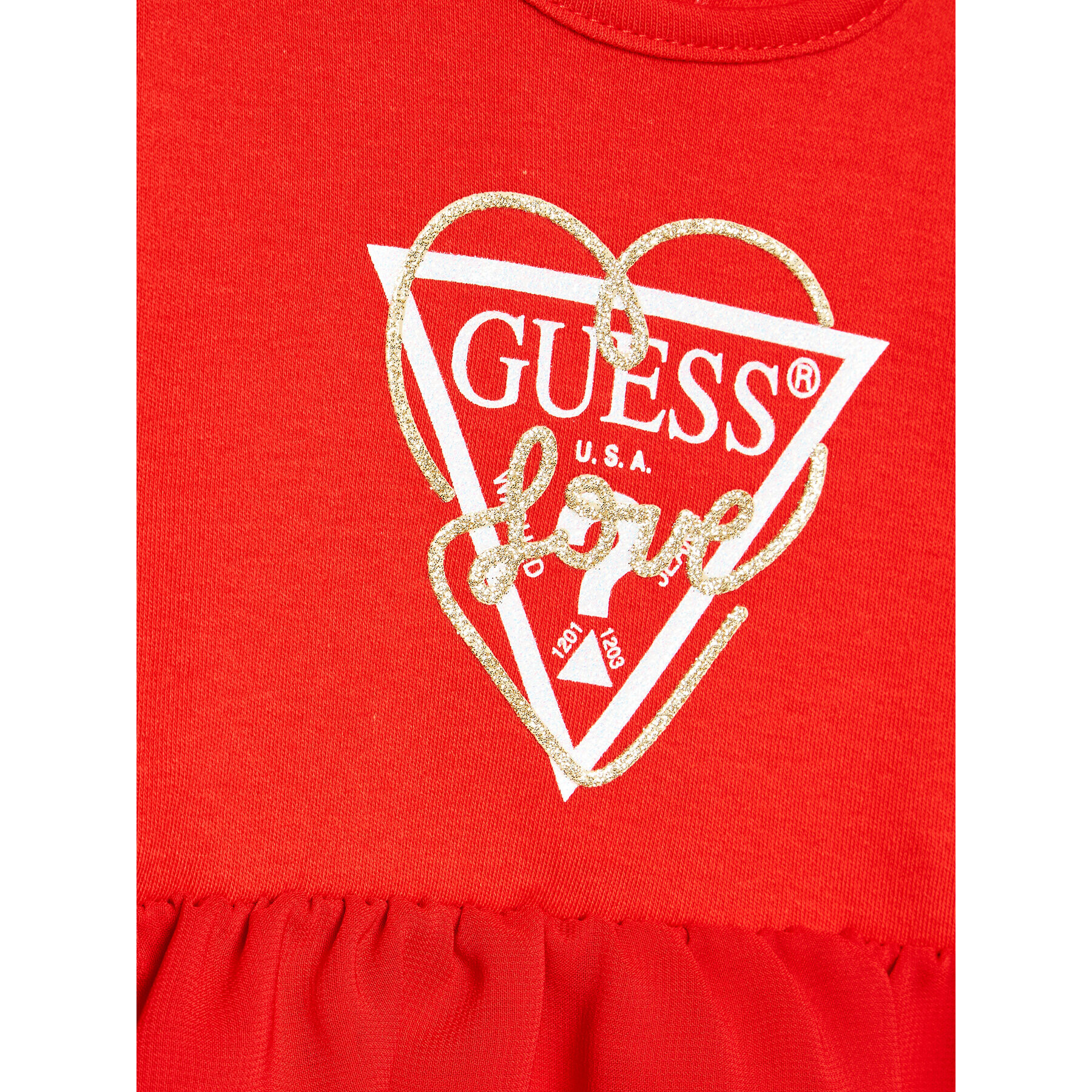 Guess Detské body S2BG05 K83S0 Červená Regular Fit - Pepit.sk