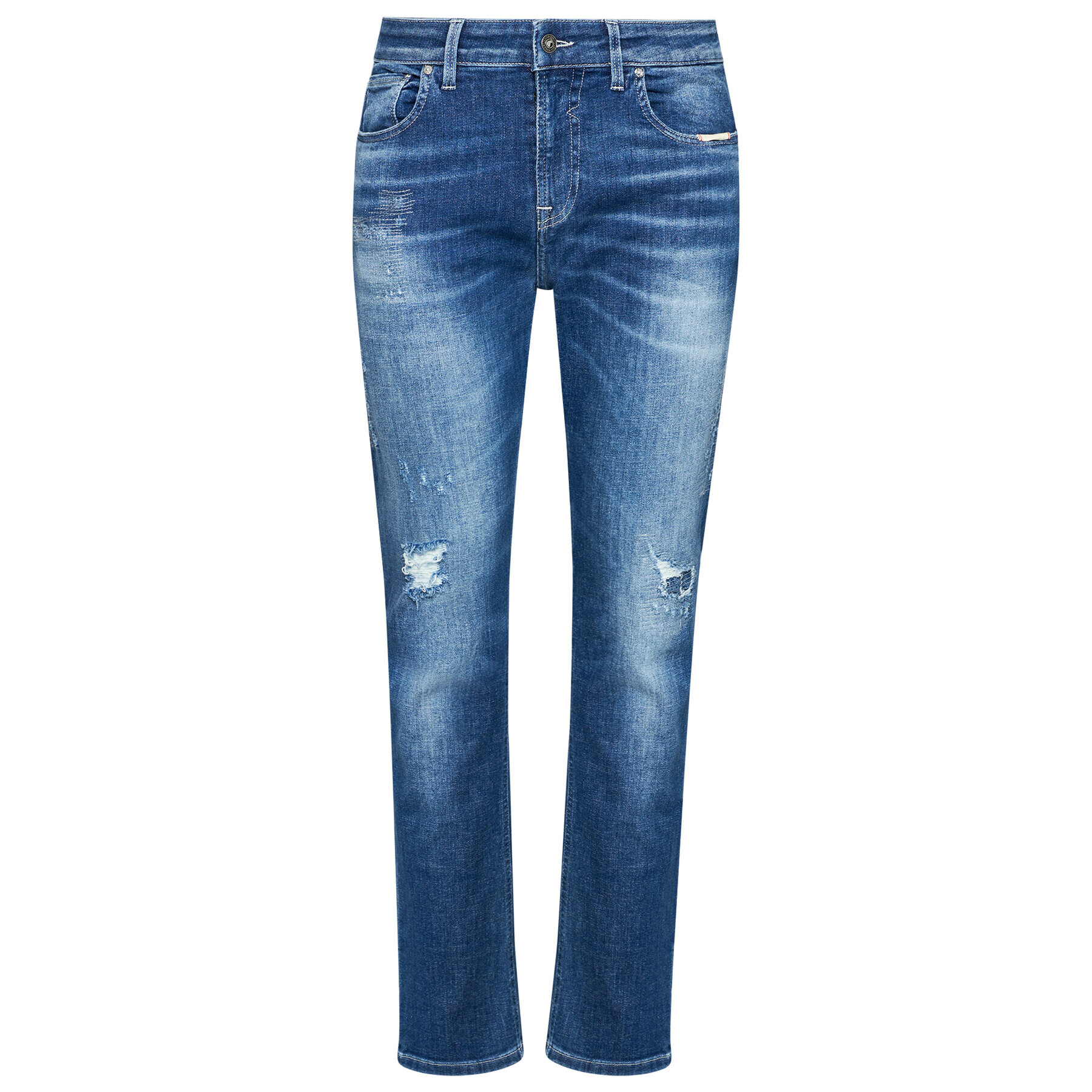 Guess Džínsy Angels M1RAN2 D46A6 Tmavomodrá Slim Fit - Pepit.sk