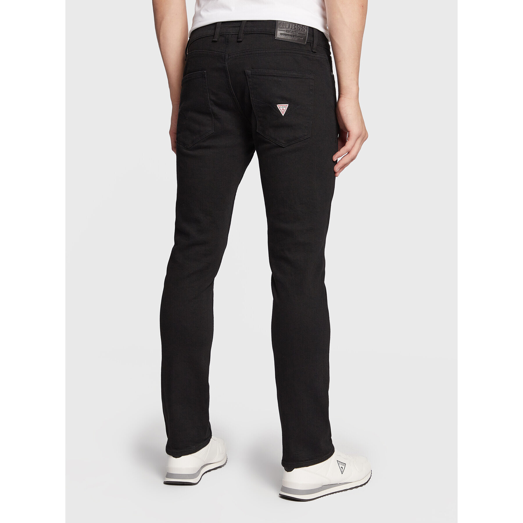 Guess Džínsy Angels M2YAN2 D4Q51 Čierna Slim Fit - Pepit.sk