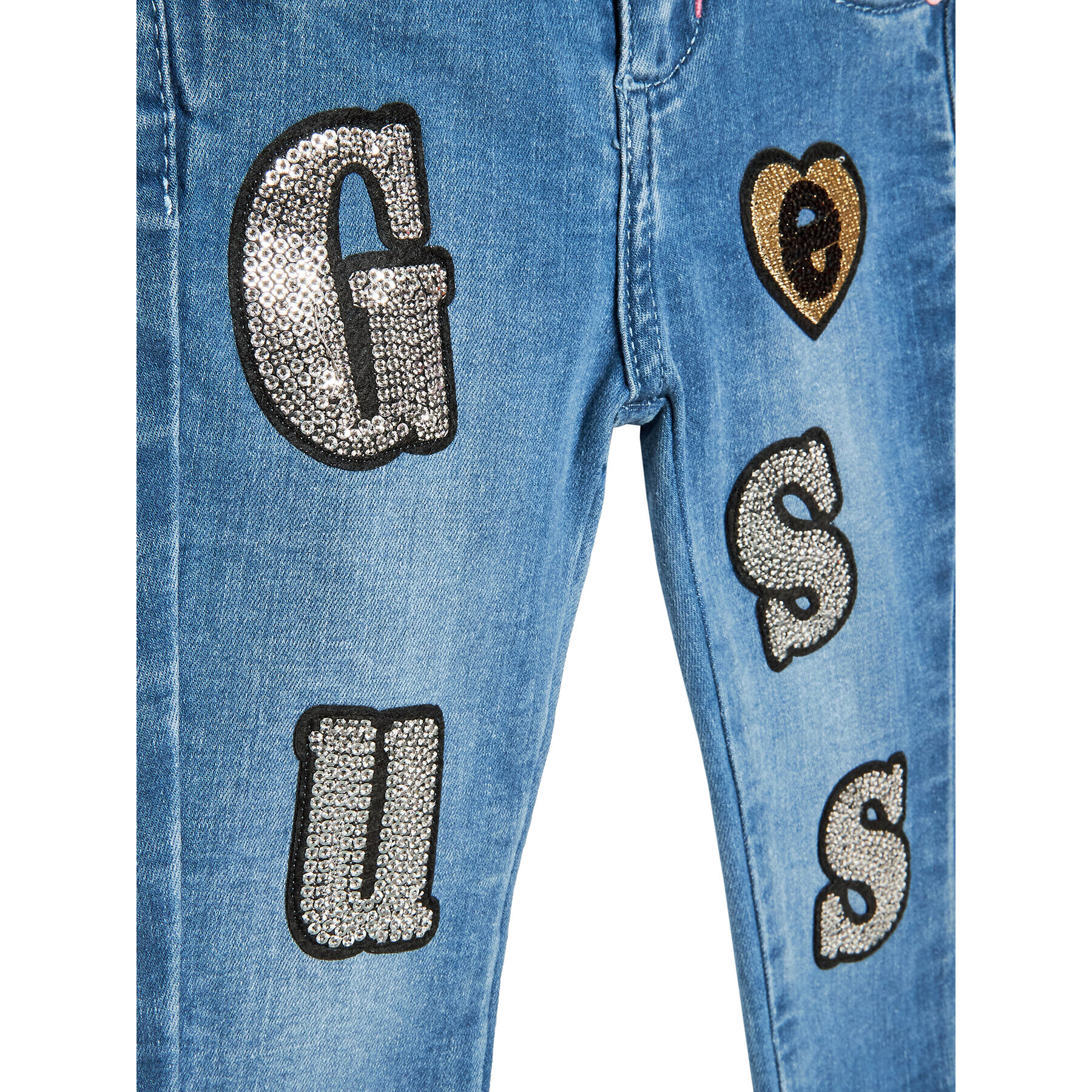 Guess Džínsy K3RA05 D4CA0 Modrá Slim Fit - Pepit.sk