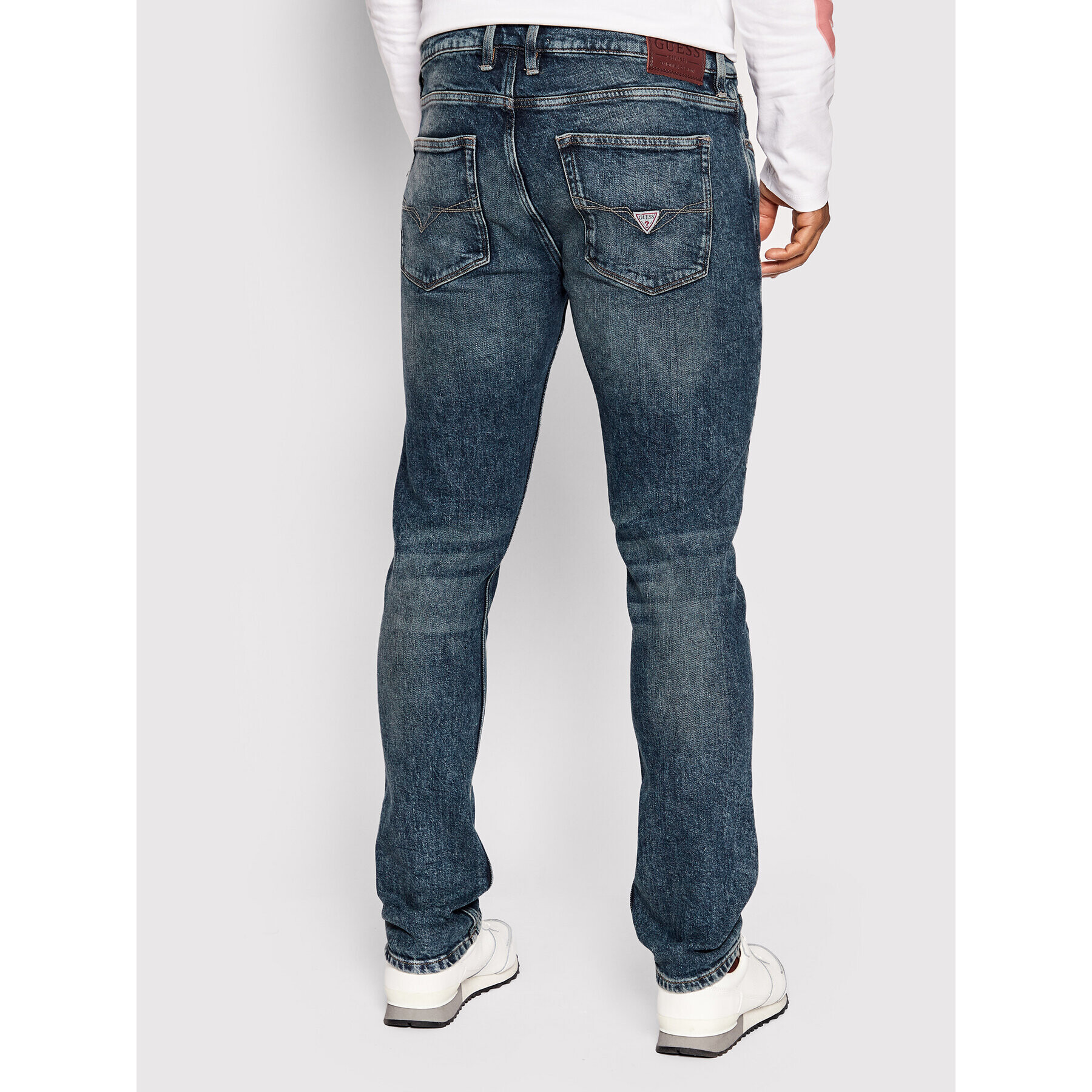 Guess Džínsy M2YAS2 D47IA Modrá Slim Fit - Pepit.sk