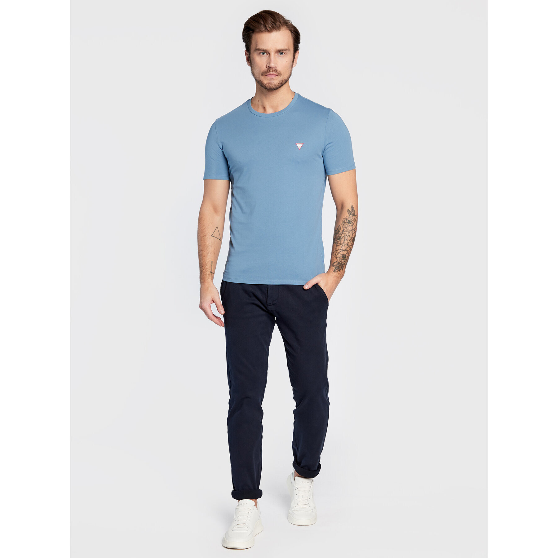 Guess Džínsy Myron M3RB26 WF5U3 Tmavomodrá Slim Fit - Pepit.sk