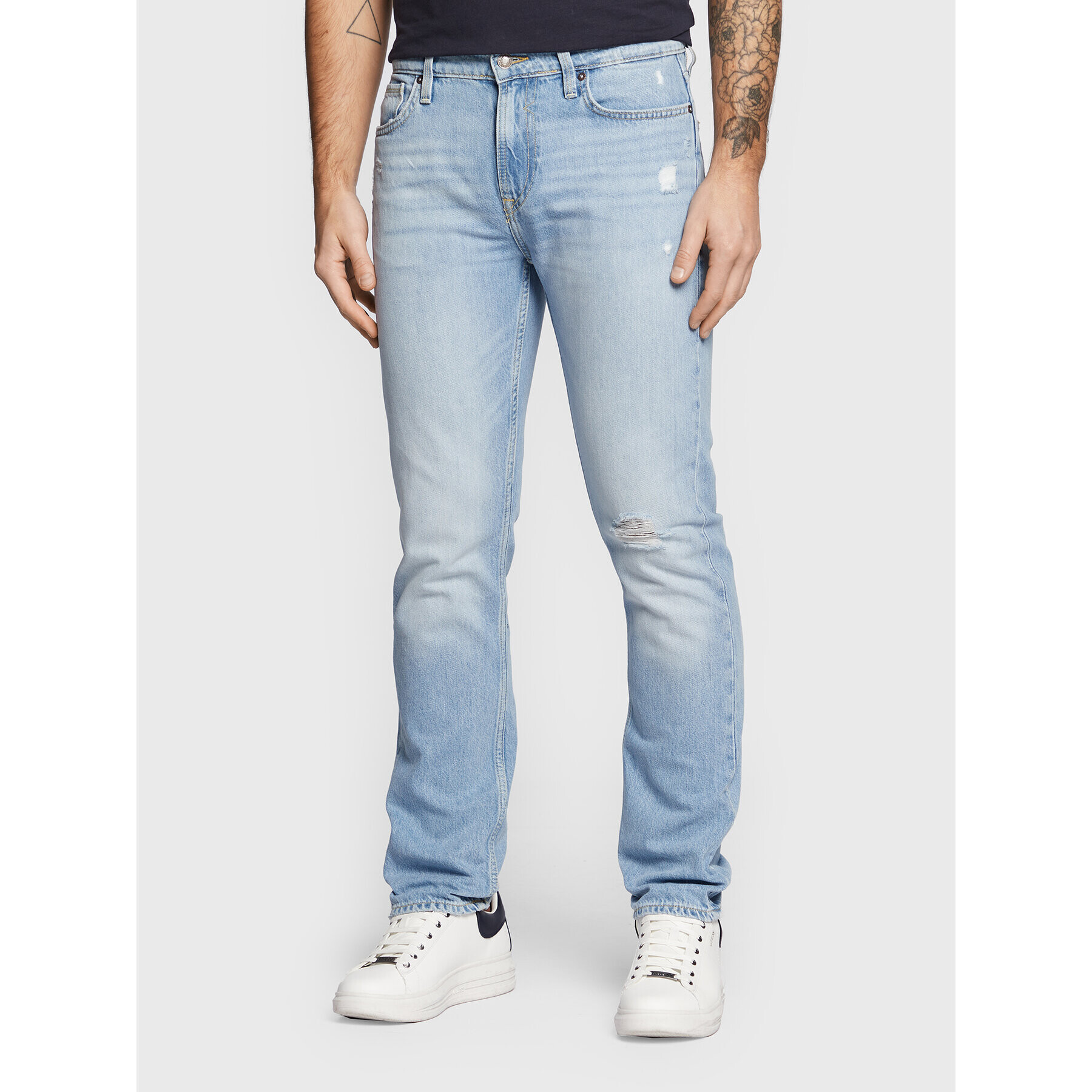 Guess Džínsy The Empire M3RAN2 D4T9B Modrá Slim Fit - Pepit.sk