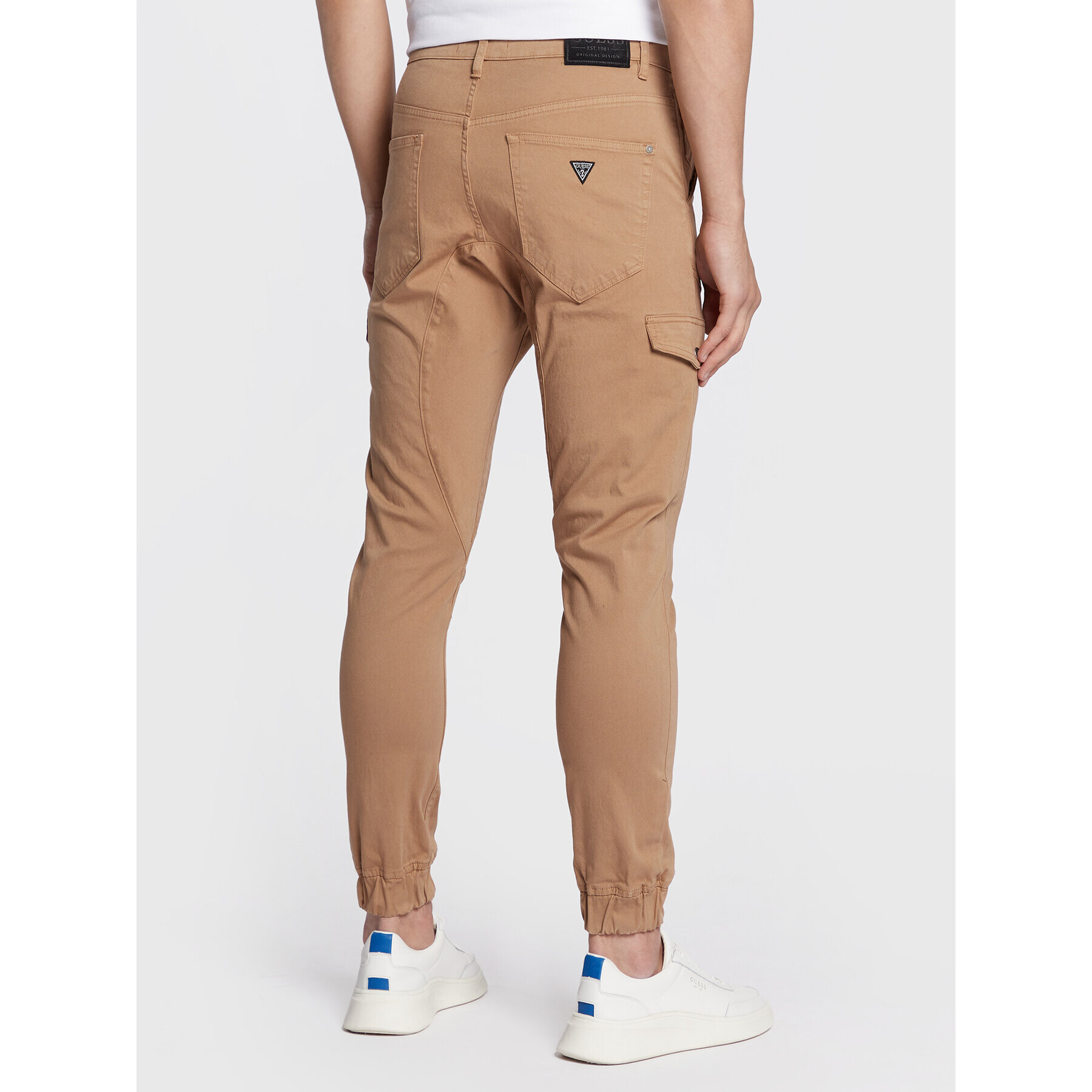 Guess Jogger nohavice M2BB17 WEYA3 Béžová Slim Fit - Pepit.sk