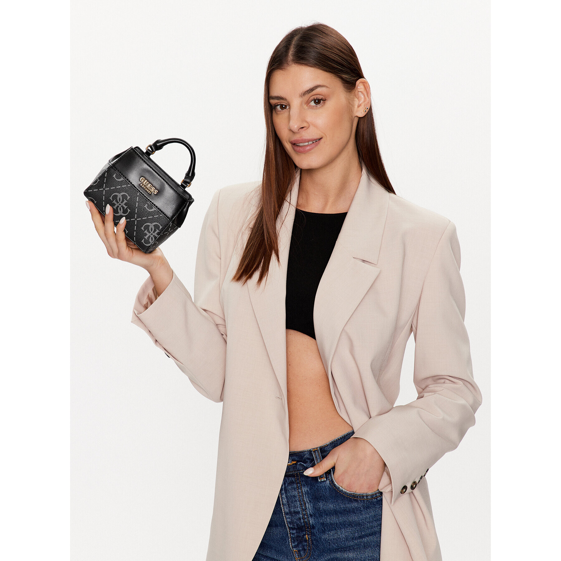 Guess Kabelka Berta (SB) Mini Bags HWSB86 88770 Čierna - Pepit.sk