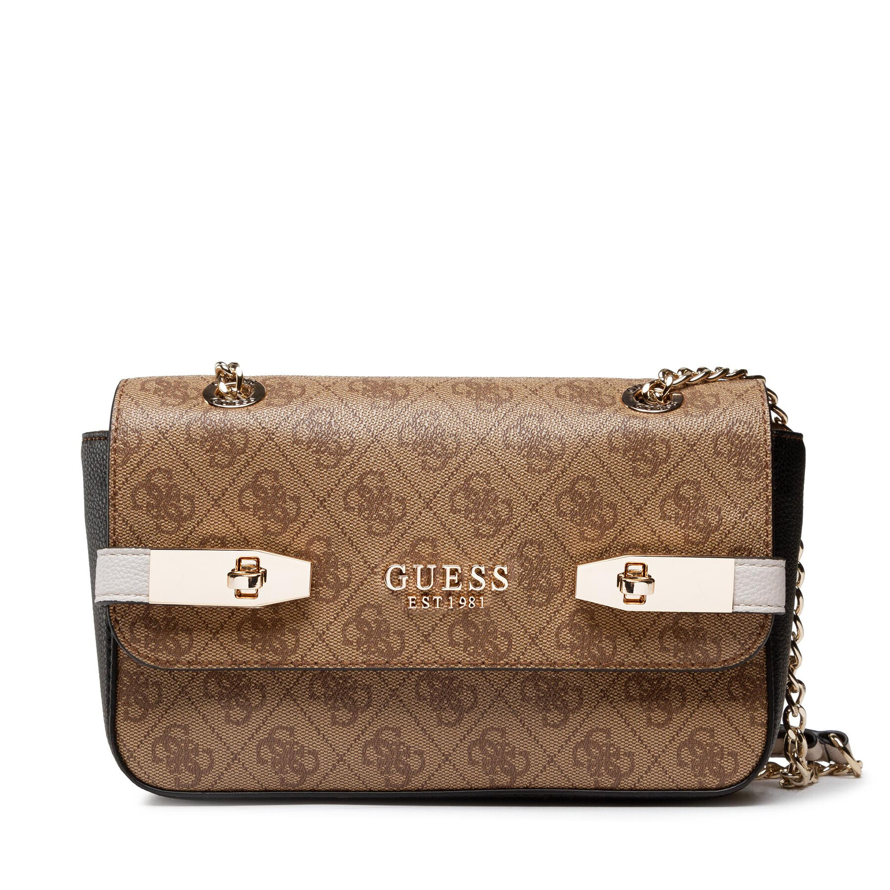 Guess Kabelka Zadie Logo Cnvrtble Xbdy Flap HWSG83 96210 Hnedá - Pepit.sk