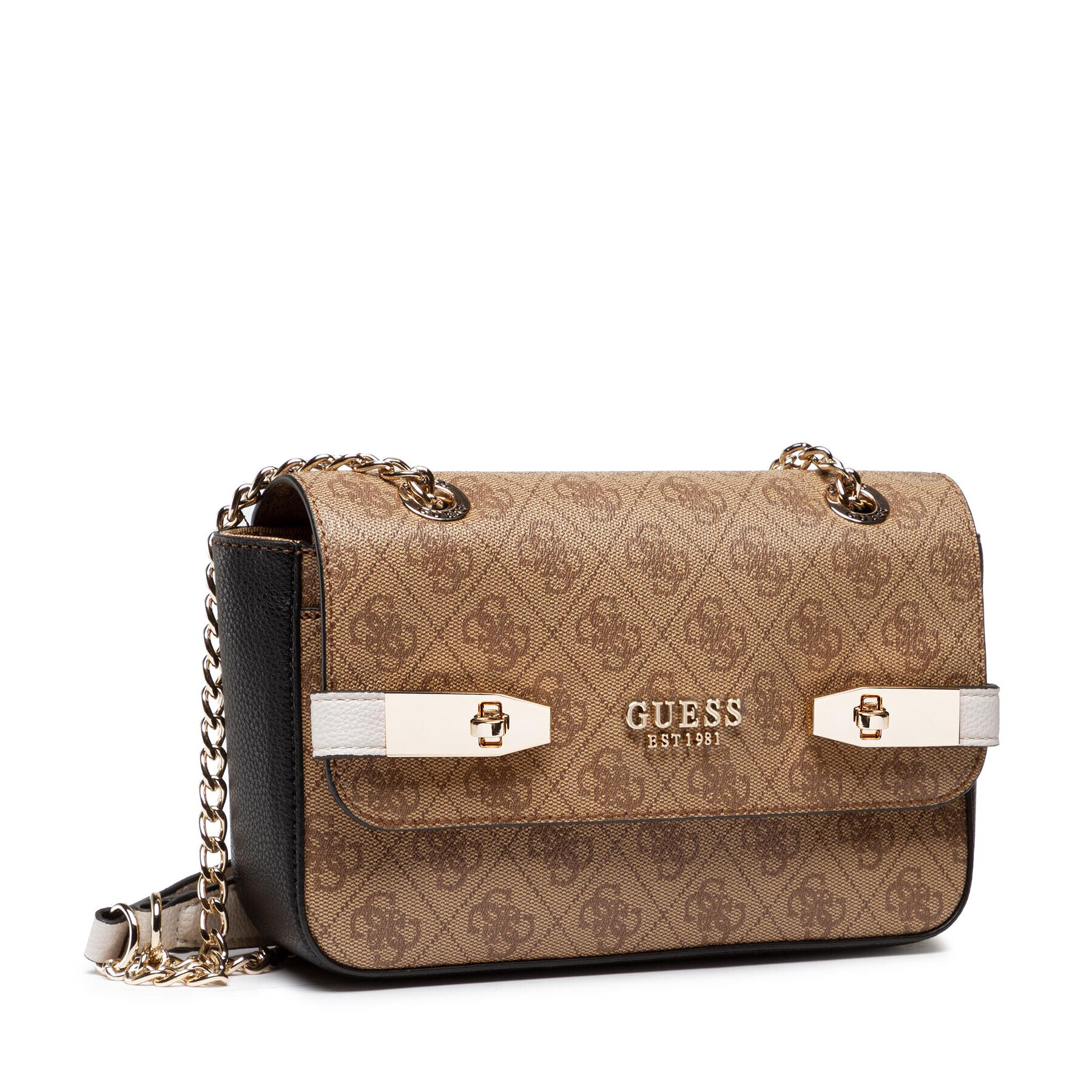 Guess Kabelka Zadie Logo Cnvrtble Xbdy Flap HWSG83 96210 Hnedá - Pepit.sk