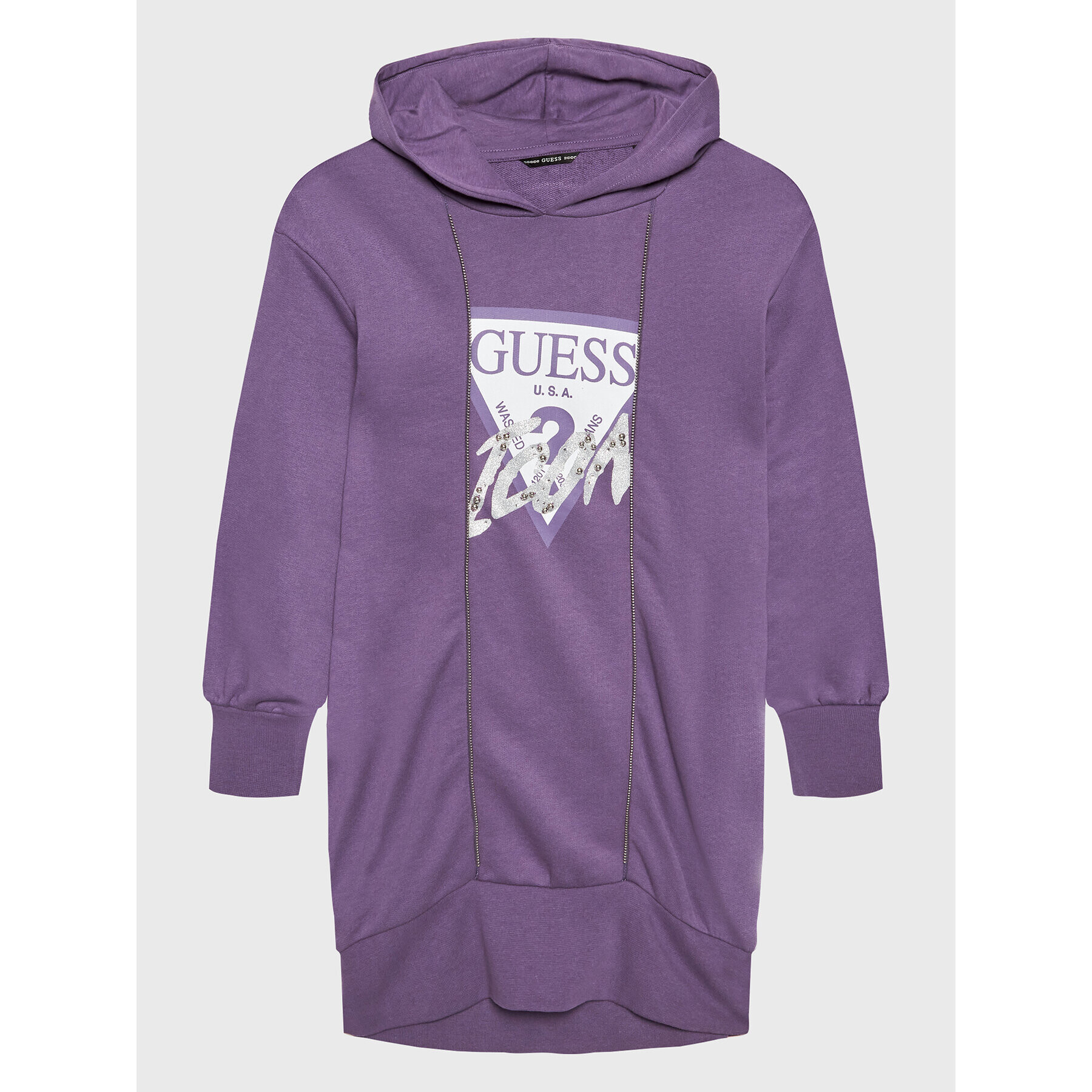 Guess Každodenné šaty J2BK11 KAD73 Fialová Regular Fit - Pepit.sk