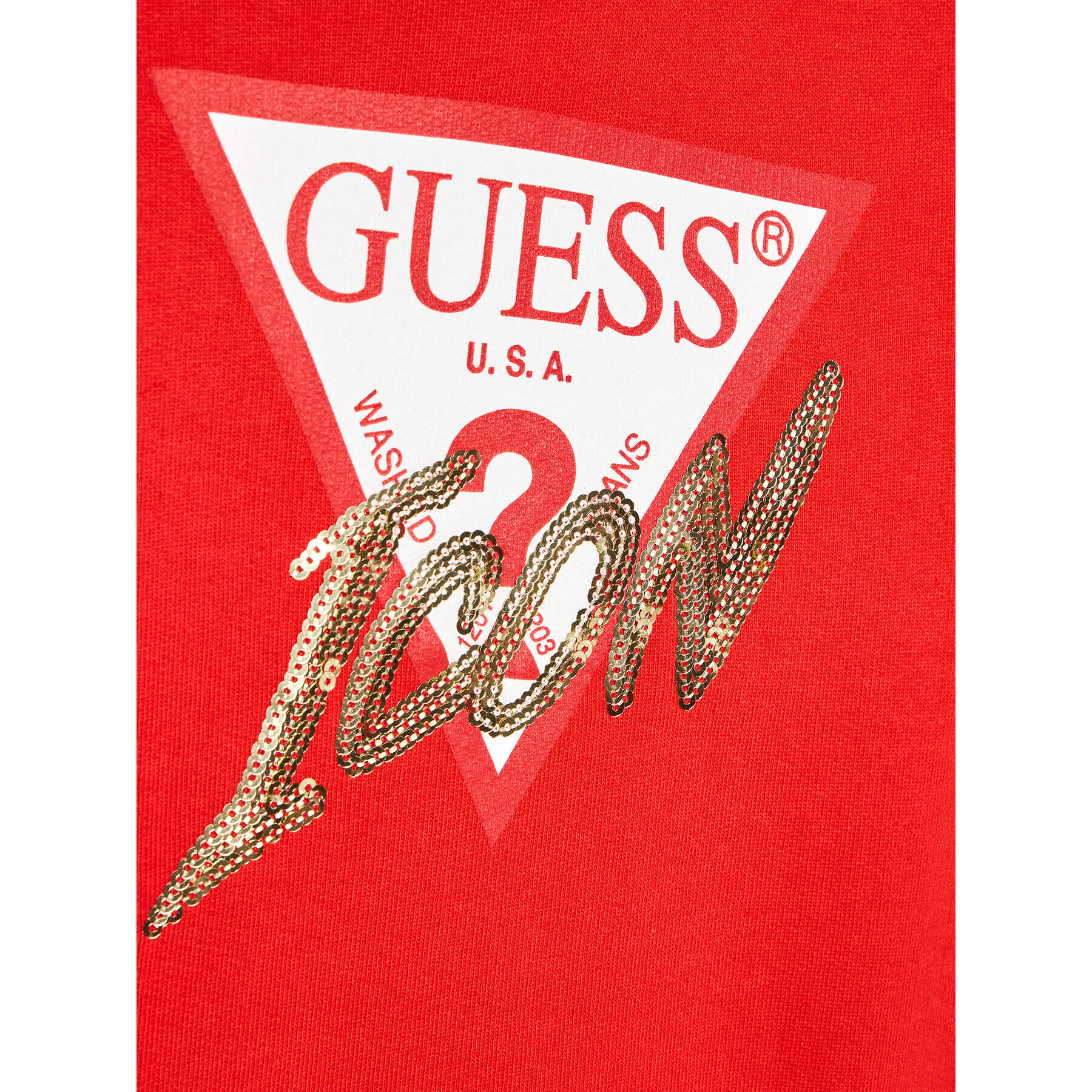 Guess Každodenné šaty K2BK05 KAD73 Červená Regular Fit - Pepit.sk