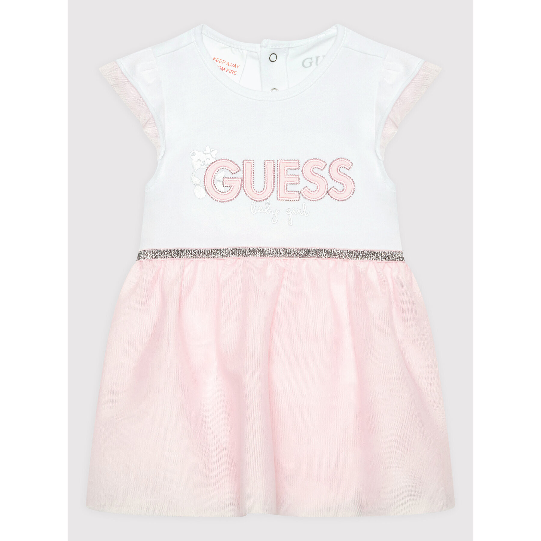 Guess Každodenné šaty S2RG08 J1300 Ružová Regular Fit - Pepit.sk