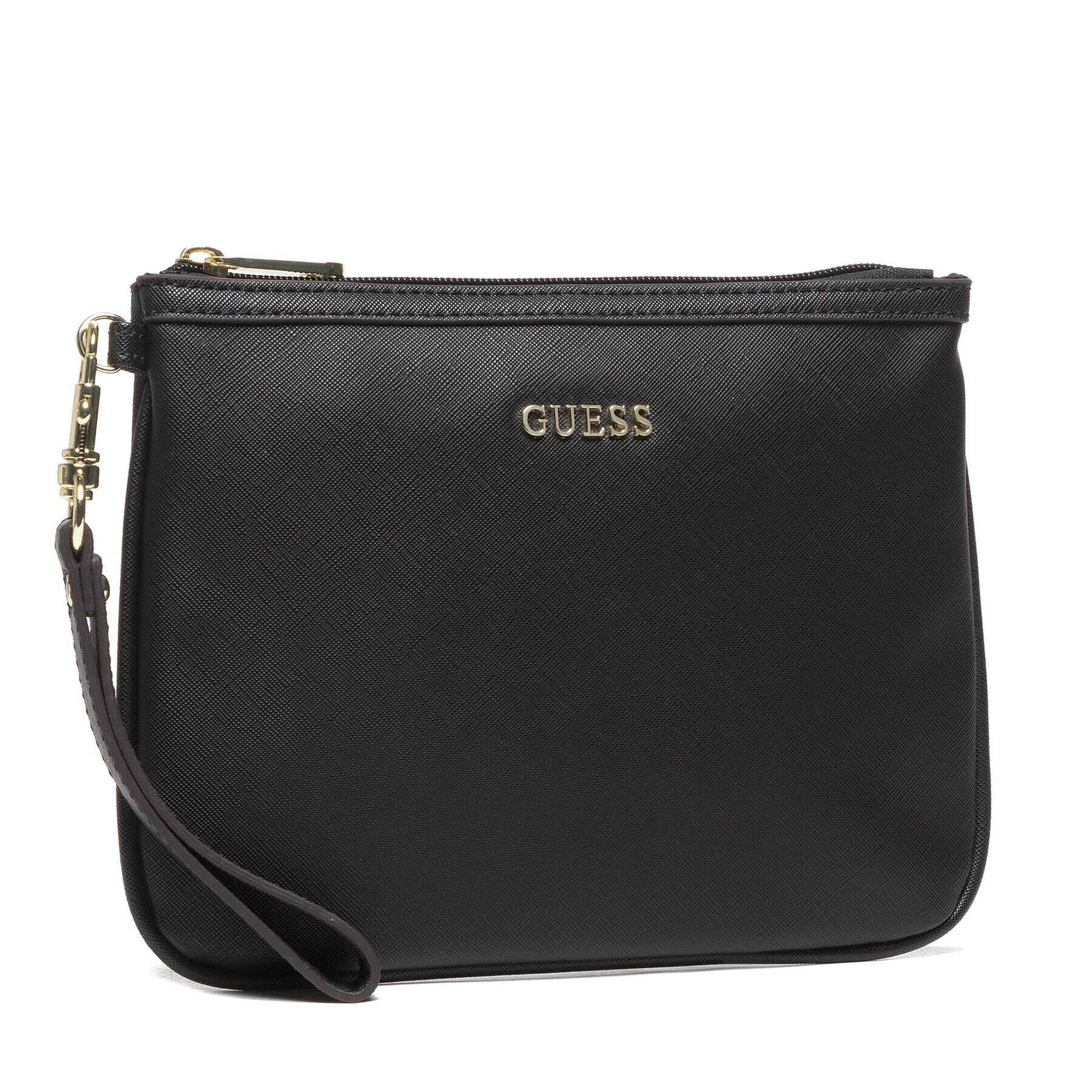 Guess Kozmetická taštička Vanille Flat Top Zip PWVANI P2102 Čierna - Pepit.sk