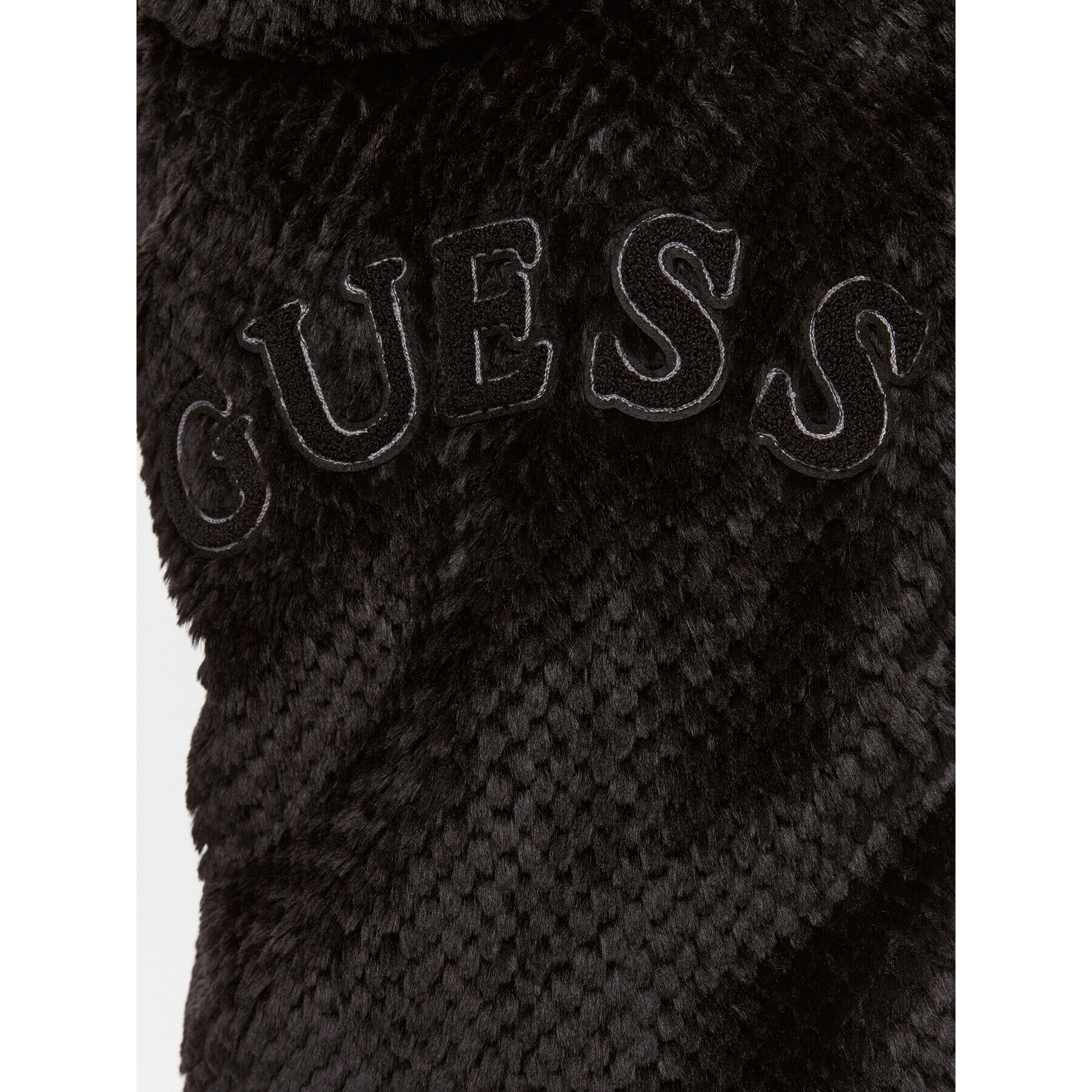 Guess Kožušina W3BL50 WFSD0 Čierna Regular Fit - Pepit.sk