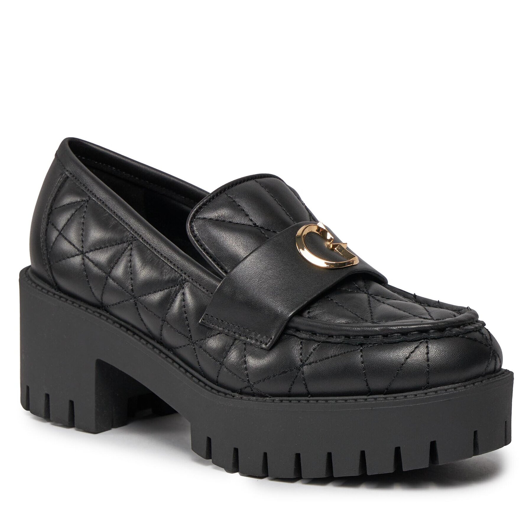 Guess Loafers FL8WAY LEA14 Čierna - Pepit.sk