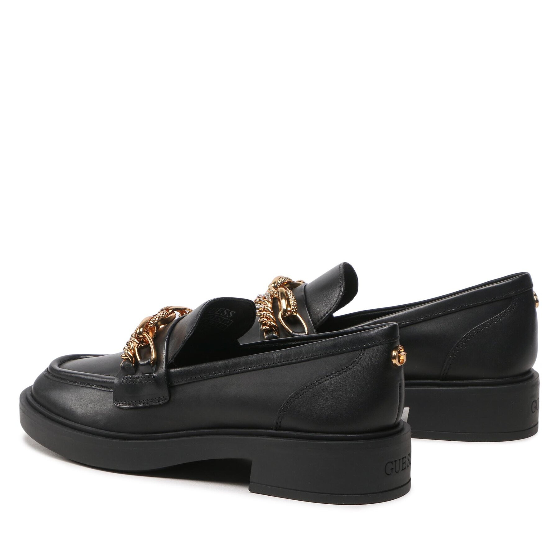 Guess Loafers Kabele FL5KBL LEA14 Čierna - Pepit.sk