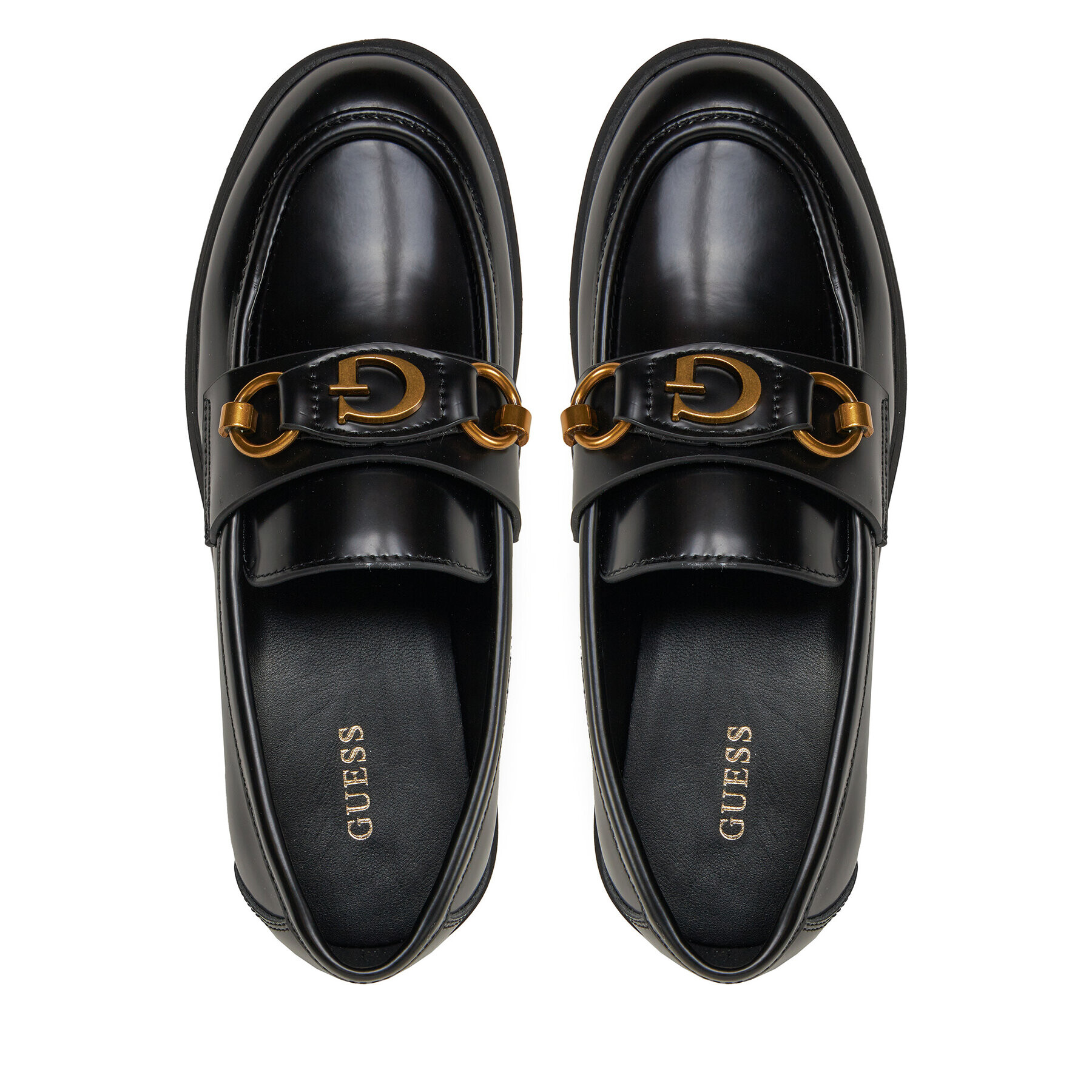 Guess Loafers Oragen FL8ONR Čierna - Pepit.sk