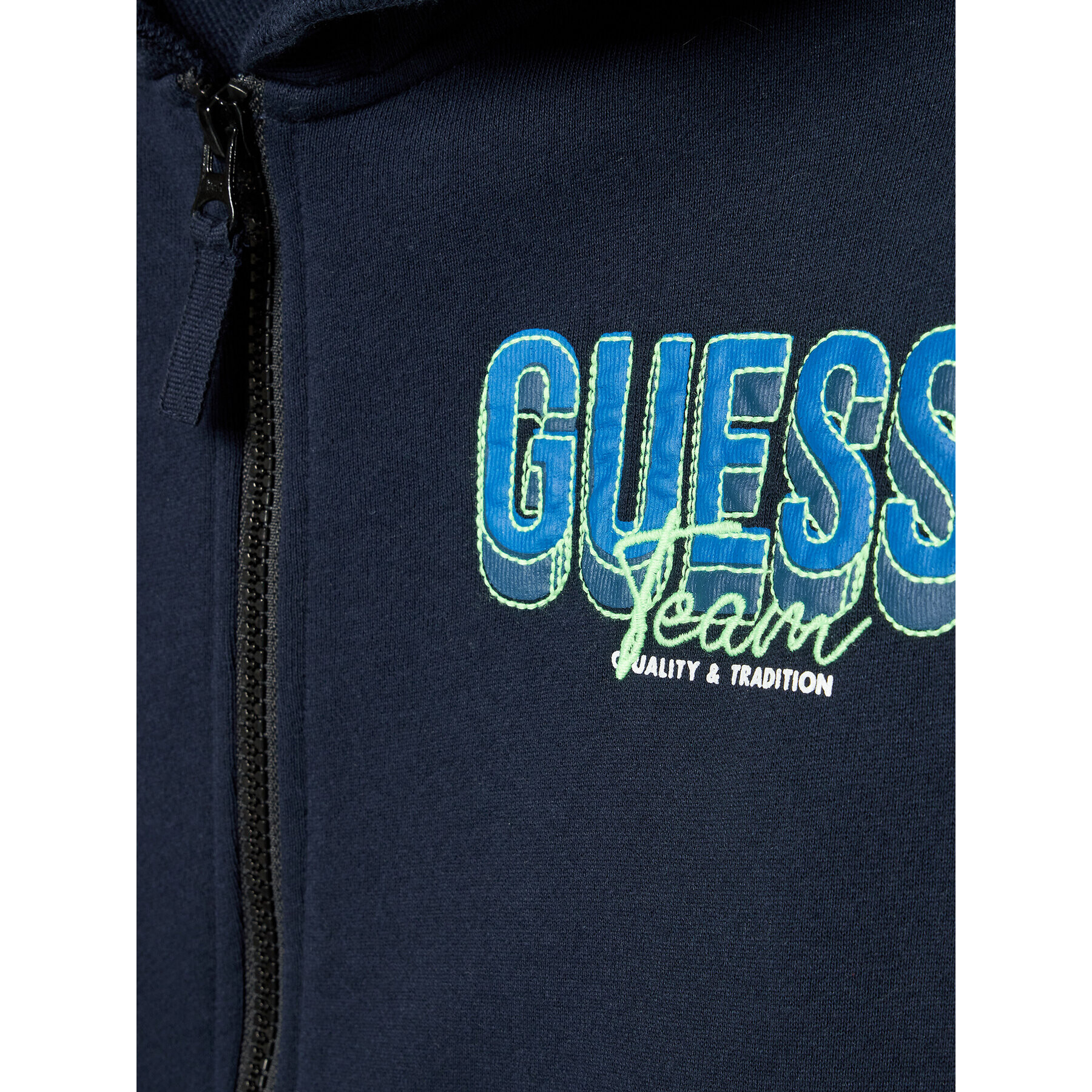 Guess Mikina L2GQ07 KA6R0 Tmavomodrá Regular Fit - Pepit.sk