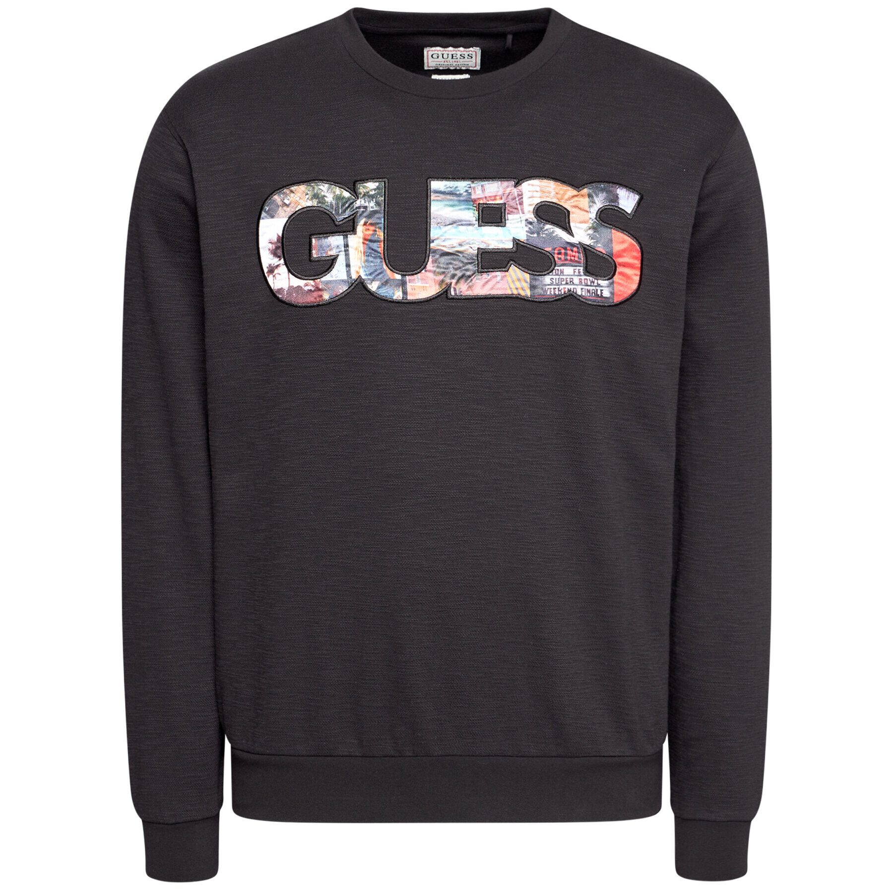 Guess Mikina M1GQ57 KAMY0 Čierna Regular Fit - Pepit.sk