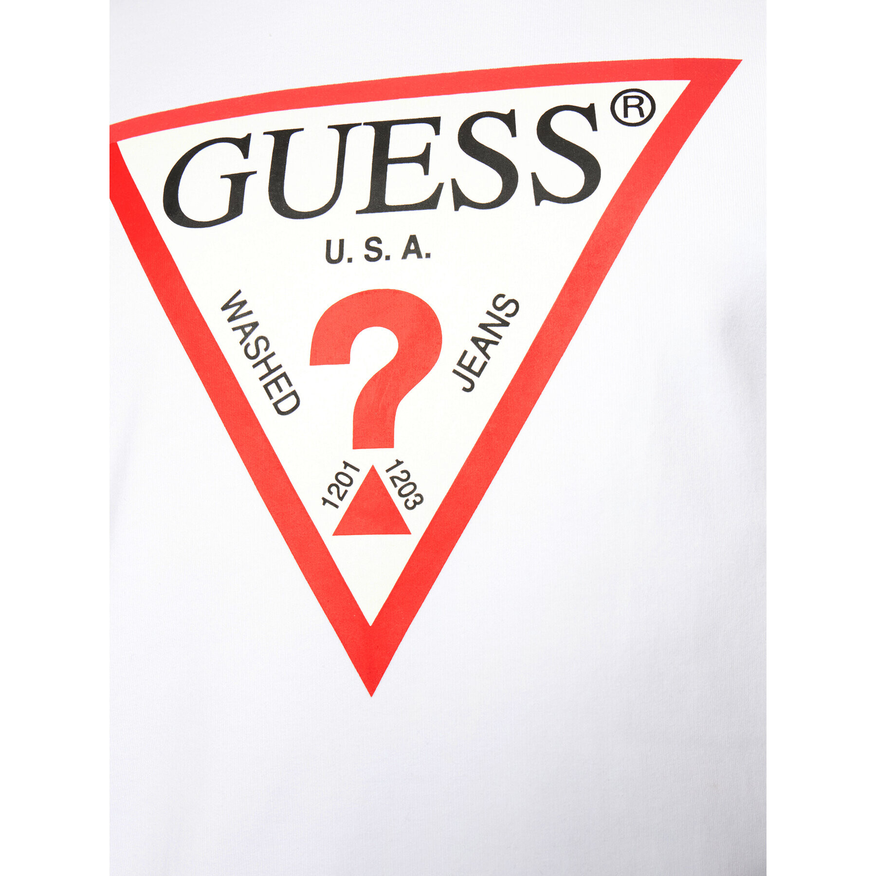 Guess Mikina M1RQ37 K6ZS1 Biela Slim Fit - Pepit.sk