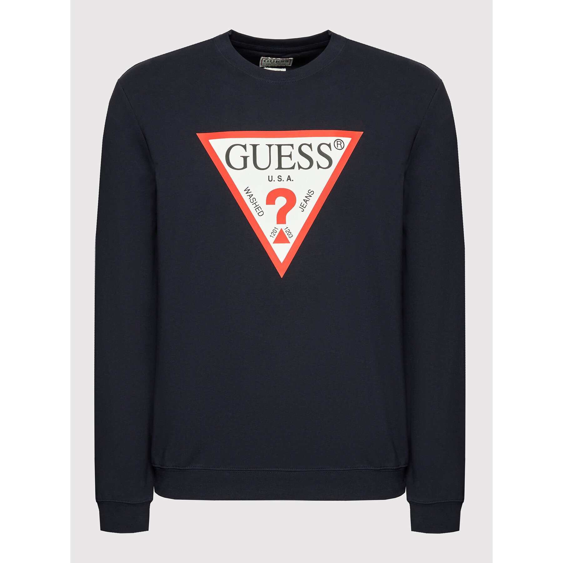 Guess Mikina M2YQ37 K6ZS1 Tmavomodrá Slim Fit - Pepit.sk