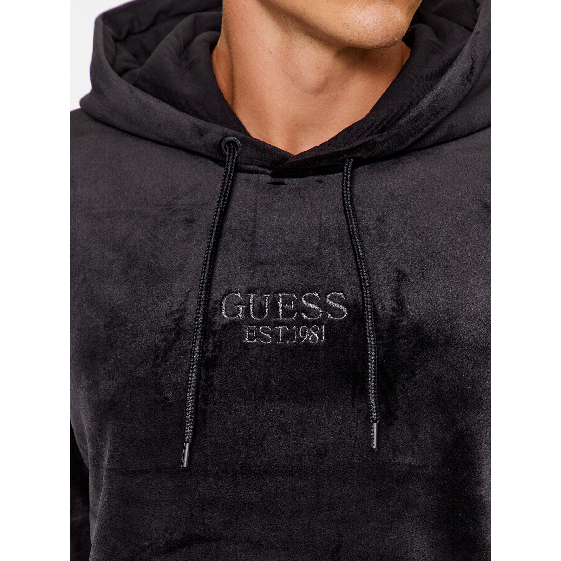 Guess Mikina M3BQ21 KAVQ0 Čierna Regular Fit - Pepit.sk