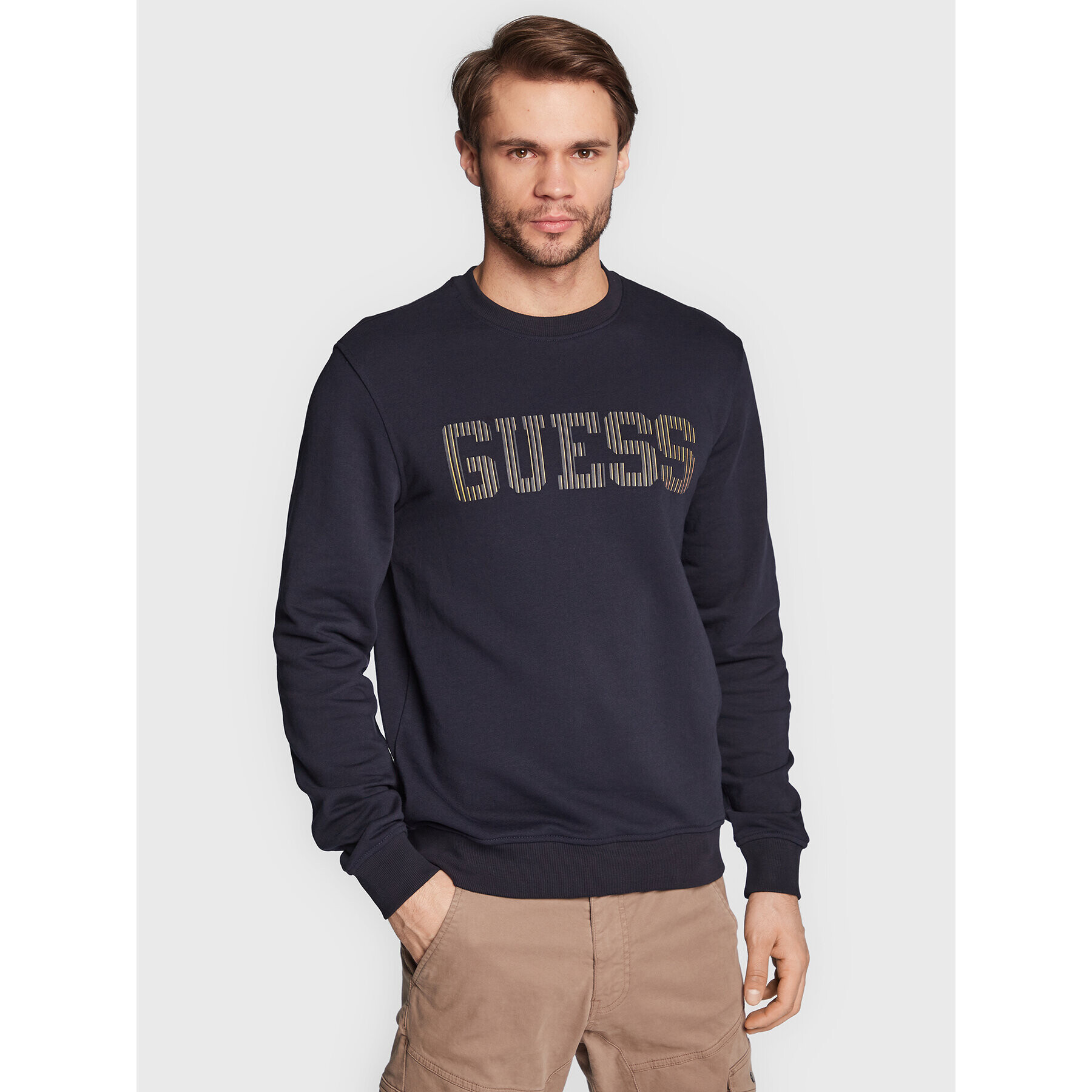 Guess Mikina M3RQ08 KBK32 Tmavomodrá Slim Fit - Pepit.sk