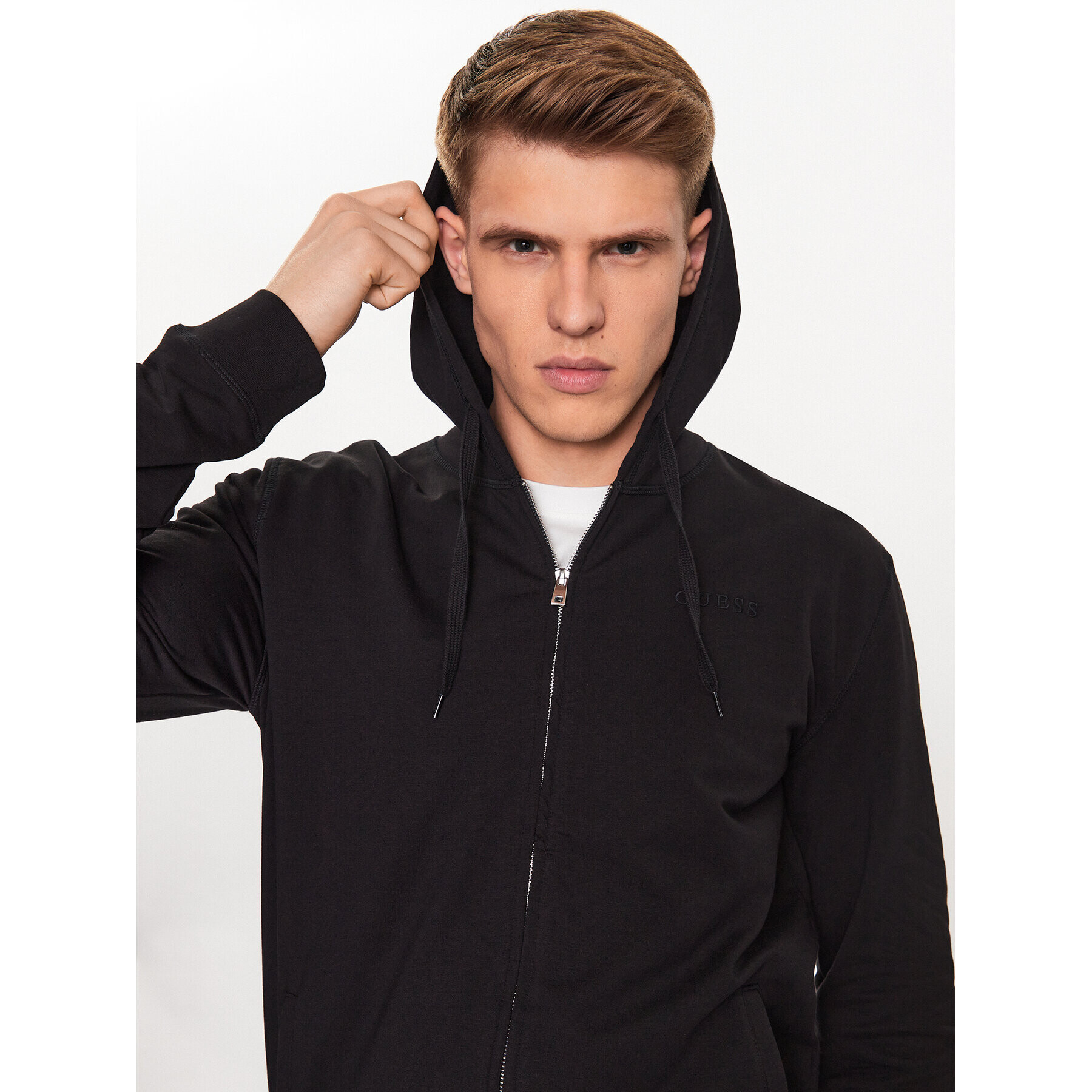 Guess Mikina U3YQ00 KBS91 Čierna Regular Fit - Pepit.sk