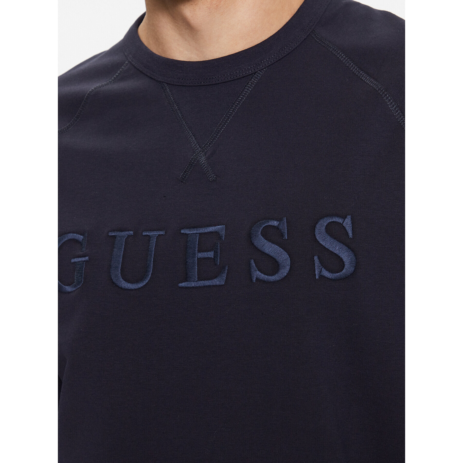 Guess Mikina U3YQ01 KBS91 Tmavomodrá Regular Fit - Pepit.sk