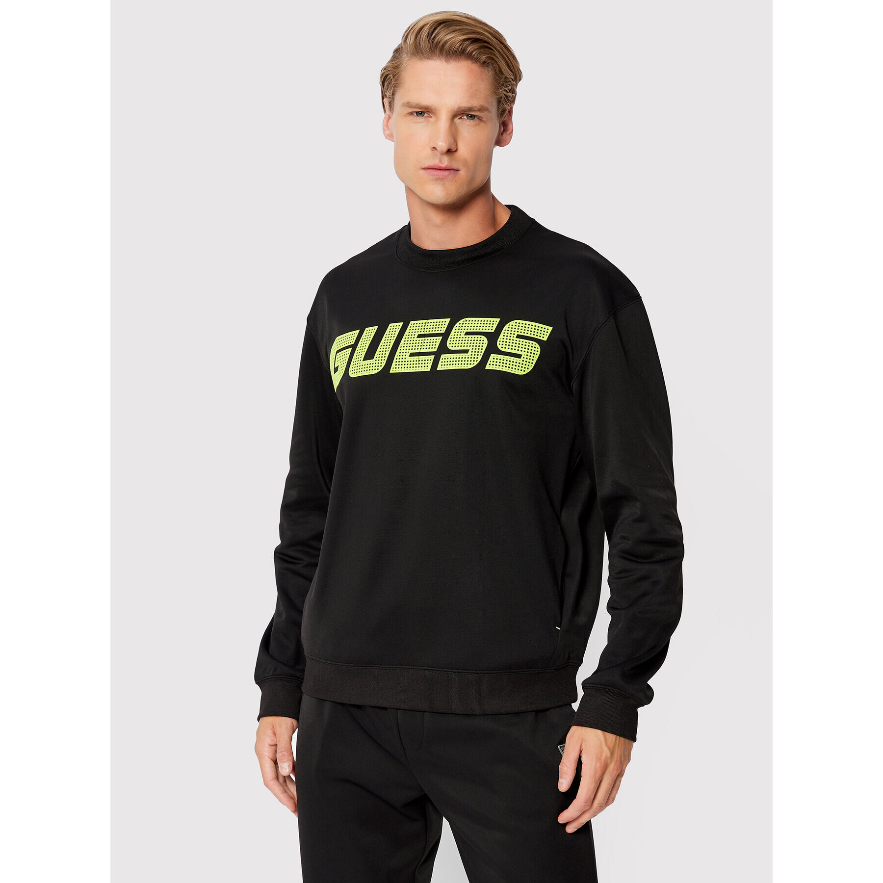 Guess Mikina Z2YQ17 FL04W Čierna Regular Fit - Pepit.sk