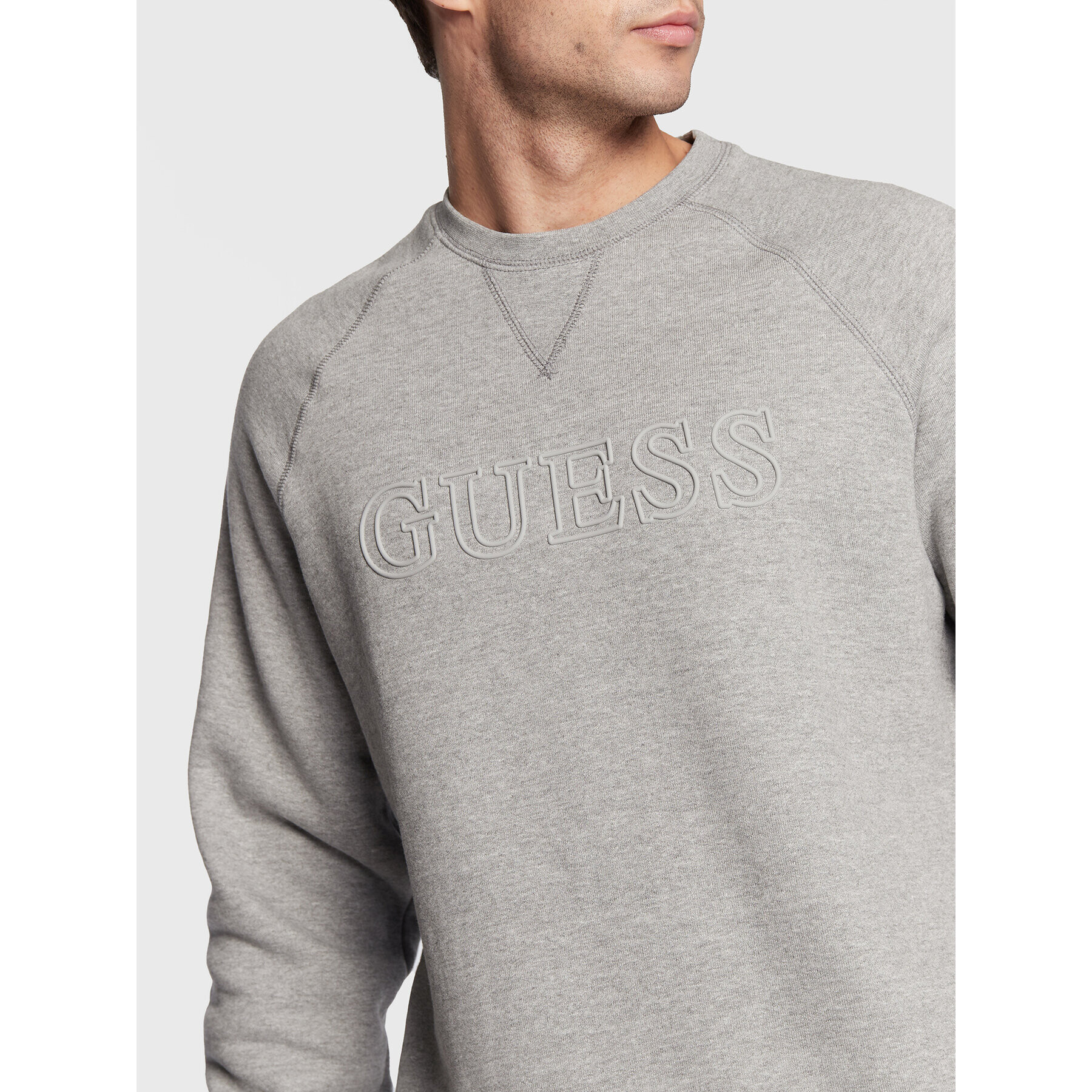 Guess Mikina Z2YQ27 K9V31 Sivá Regular Fit - Pepit.sk